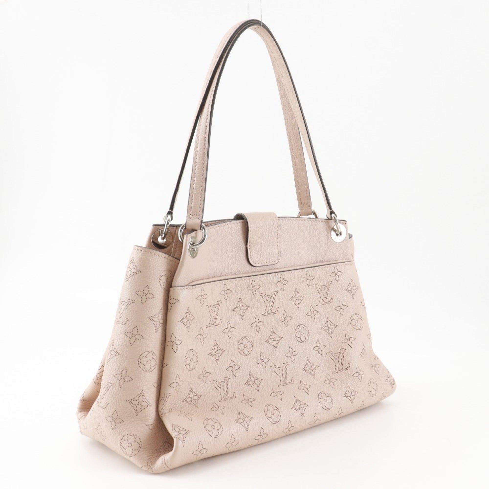 Louis Vuitton Magnolia Pink Monogram Mahina Leather Tote Bag (Pre-Owned)