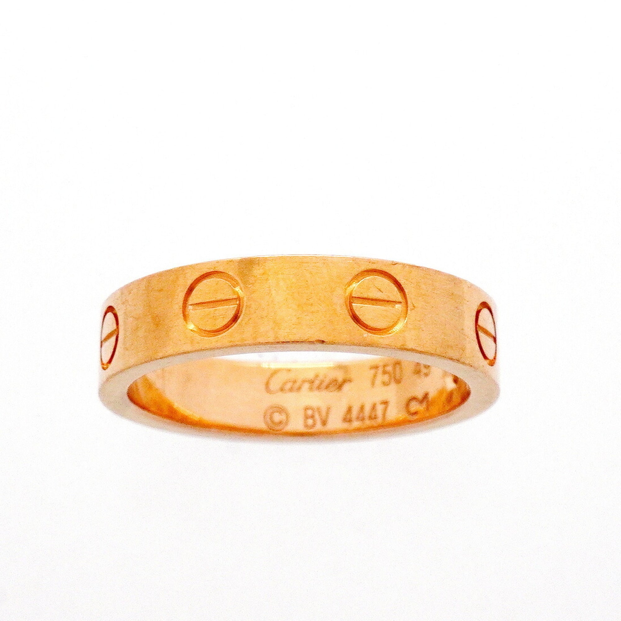 Cartier Pink Gold (18K) Band Ring (Pre-Owned)