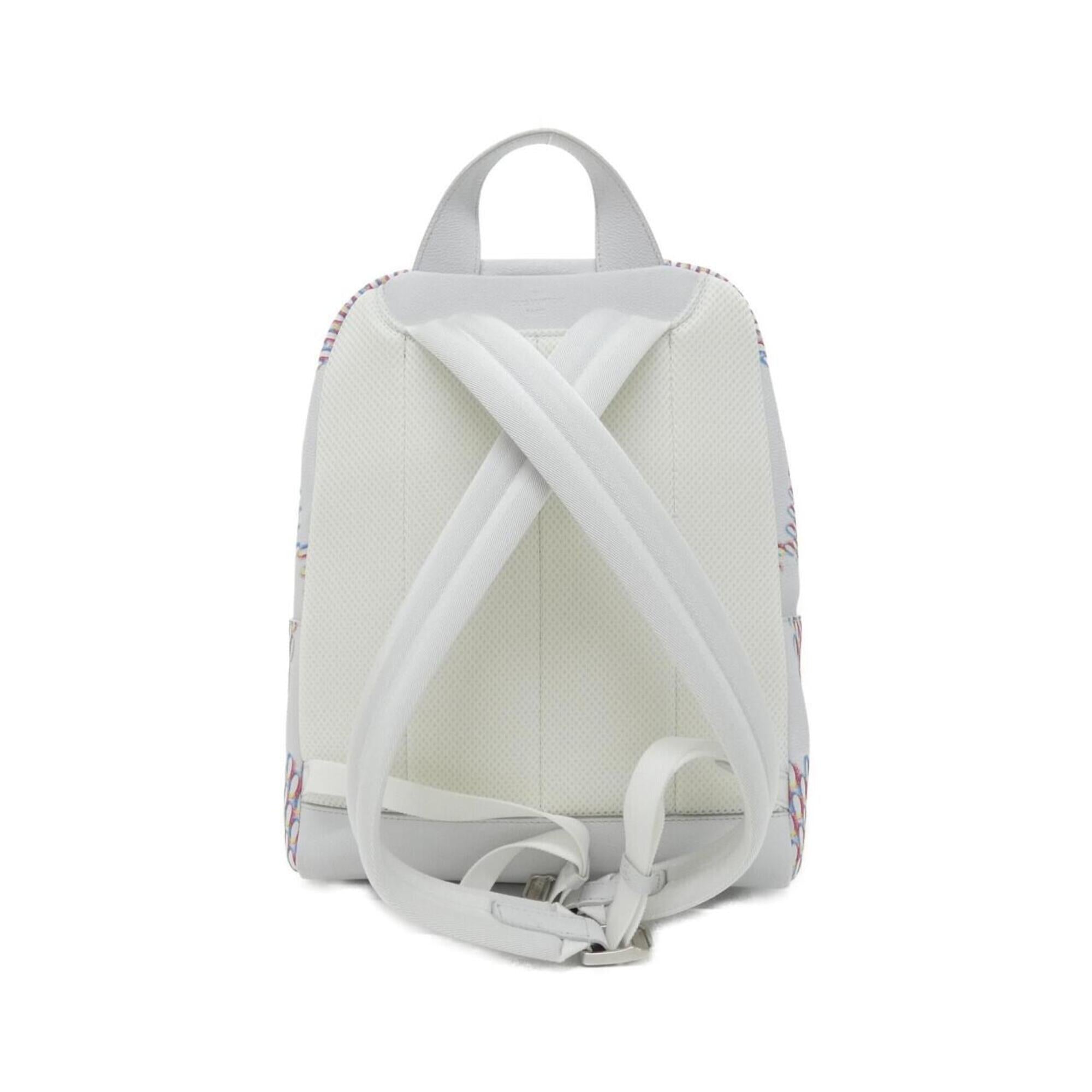 Louis Vuitton Gray Leather Backpack (Pre-Owned)