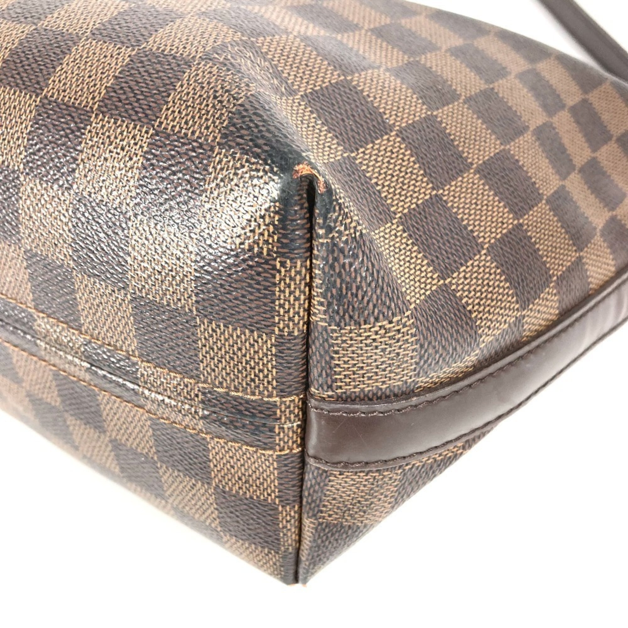 Louis Vuitton Brown Damier Canvas Ebene Damier Canvas Handbag Shoulder Bag (Pre-Owned)