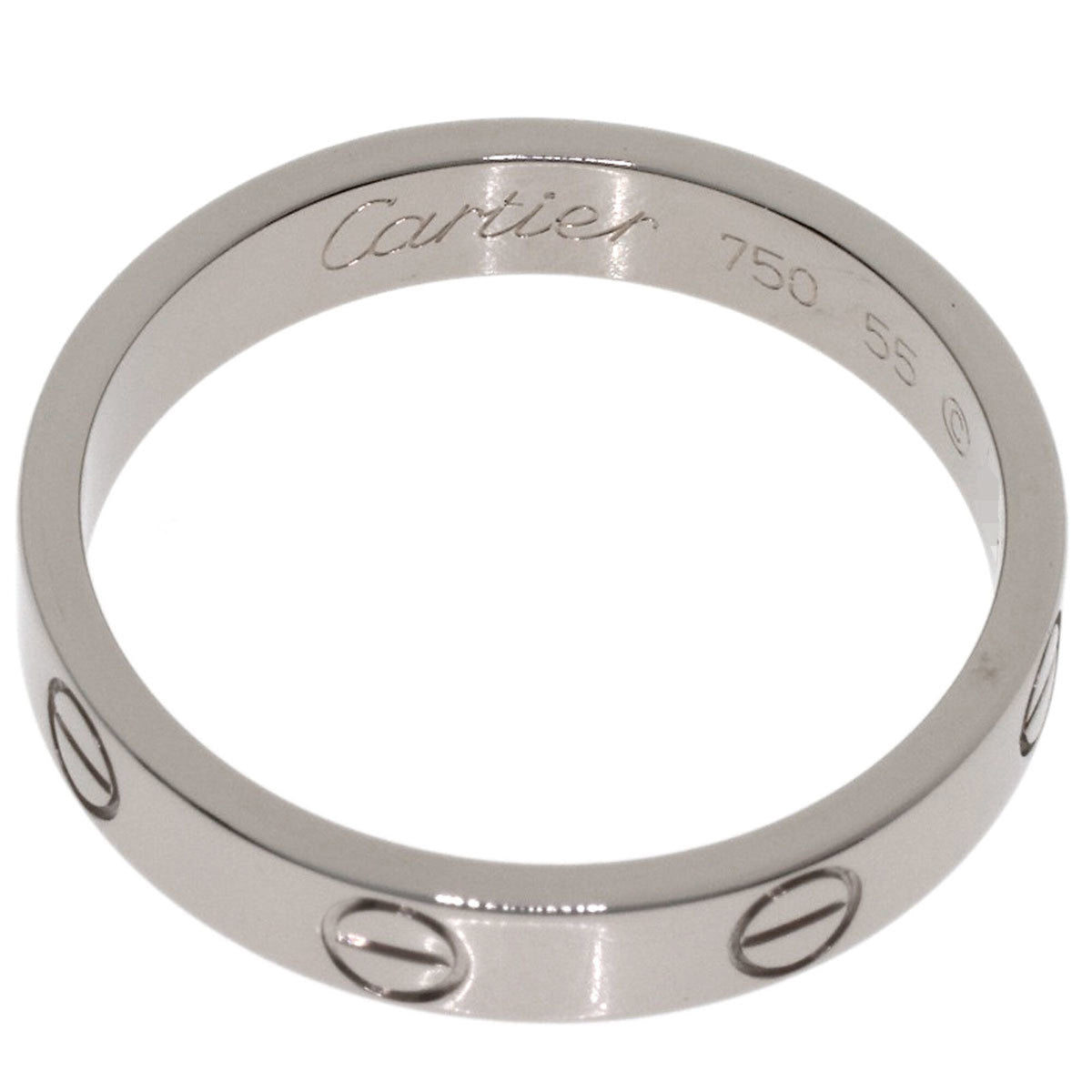 Cartier White Gold (18K) Band Ring (Pre-Owned)