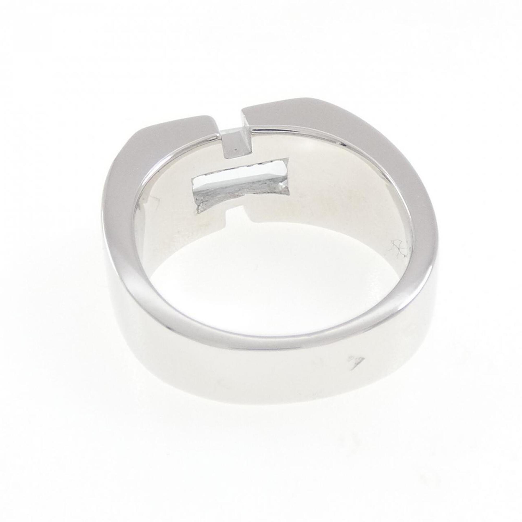 Hermes White Gold White Gold (18K) Band Ring (Pre-Owned)