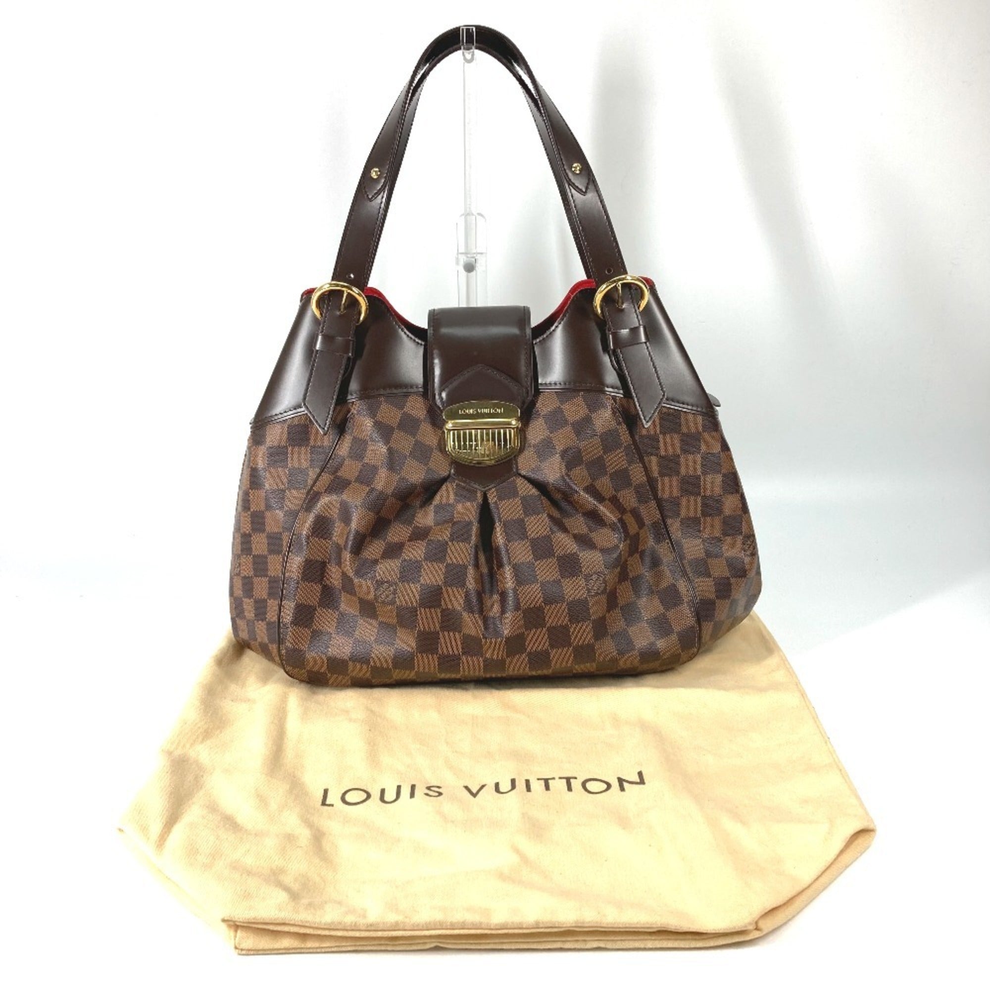 Louis Vuitton Brown Damier Canvas Ebene Damier Canvas Handbag Shoulder Bag Tote Bag (Pre-Owned)