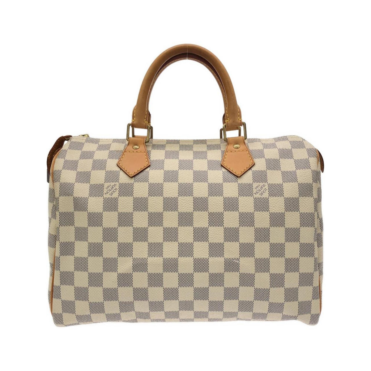 Louis Vuitton Azur Coated Canvas Boston Bag (Pre-Owned)