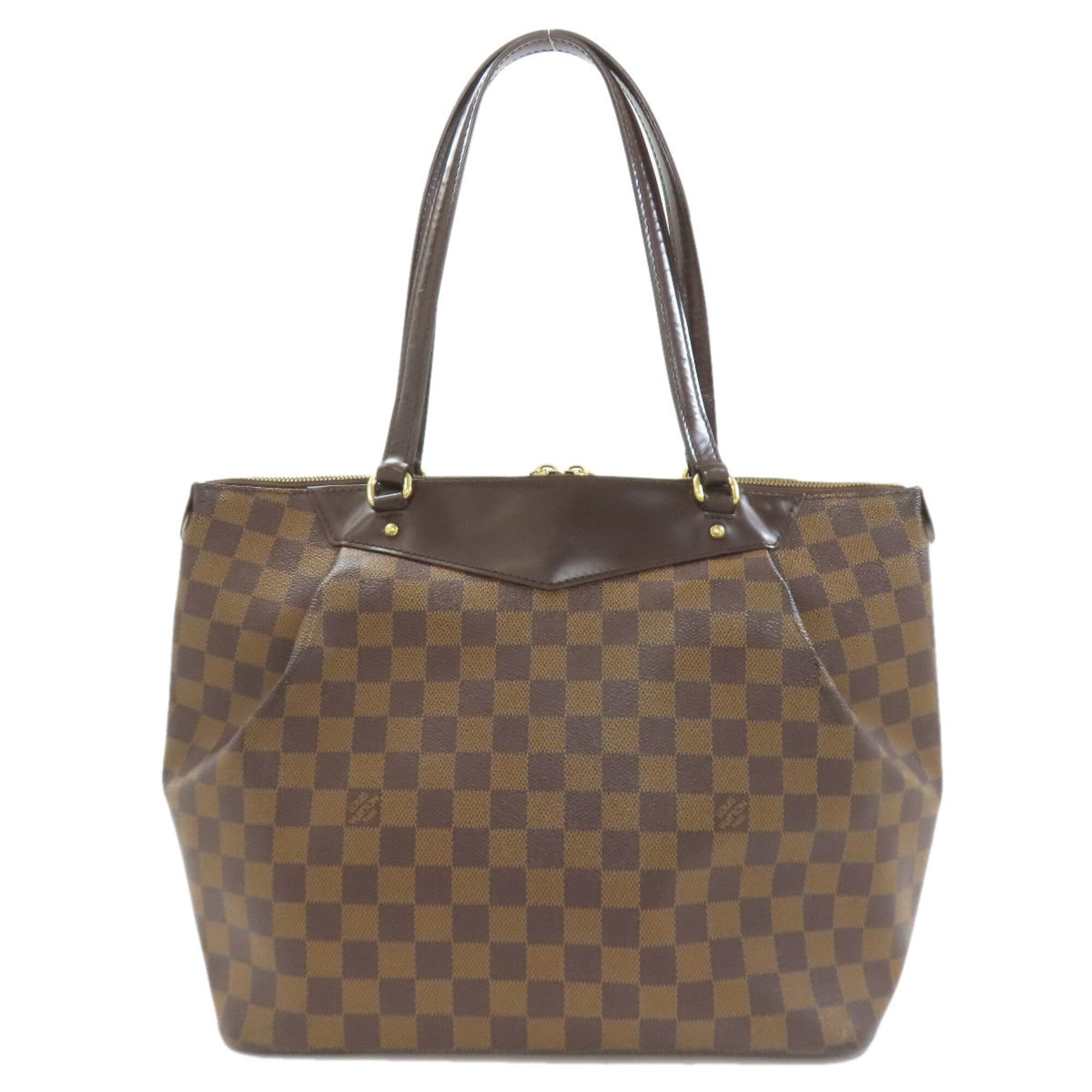 Louis Vuitton Damier Damier Canvas Ebene Damier Canvas Tote Bag (Pre-Owned)