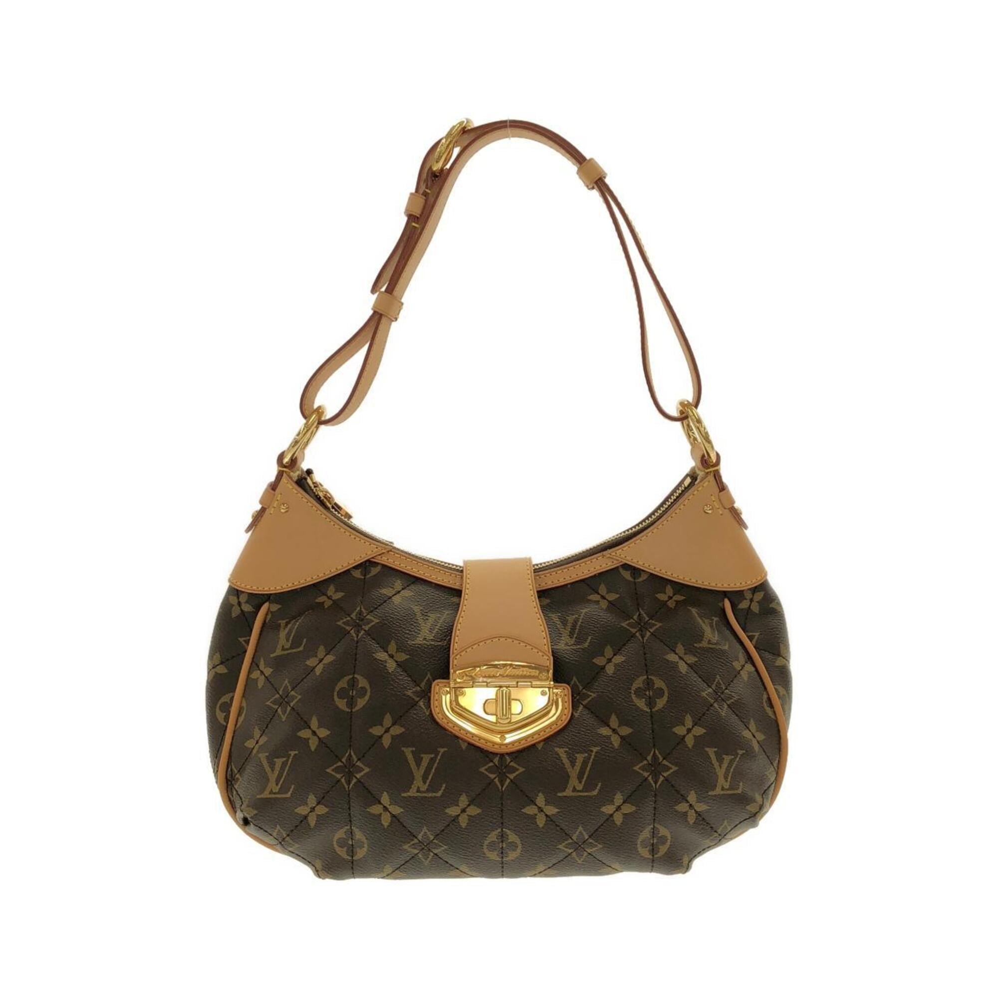Louis Vuitton Brown Coated Canvas Handbag Shoulder Bag (Pre-Owned)
