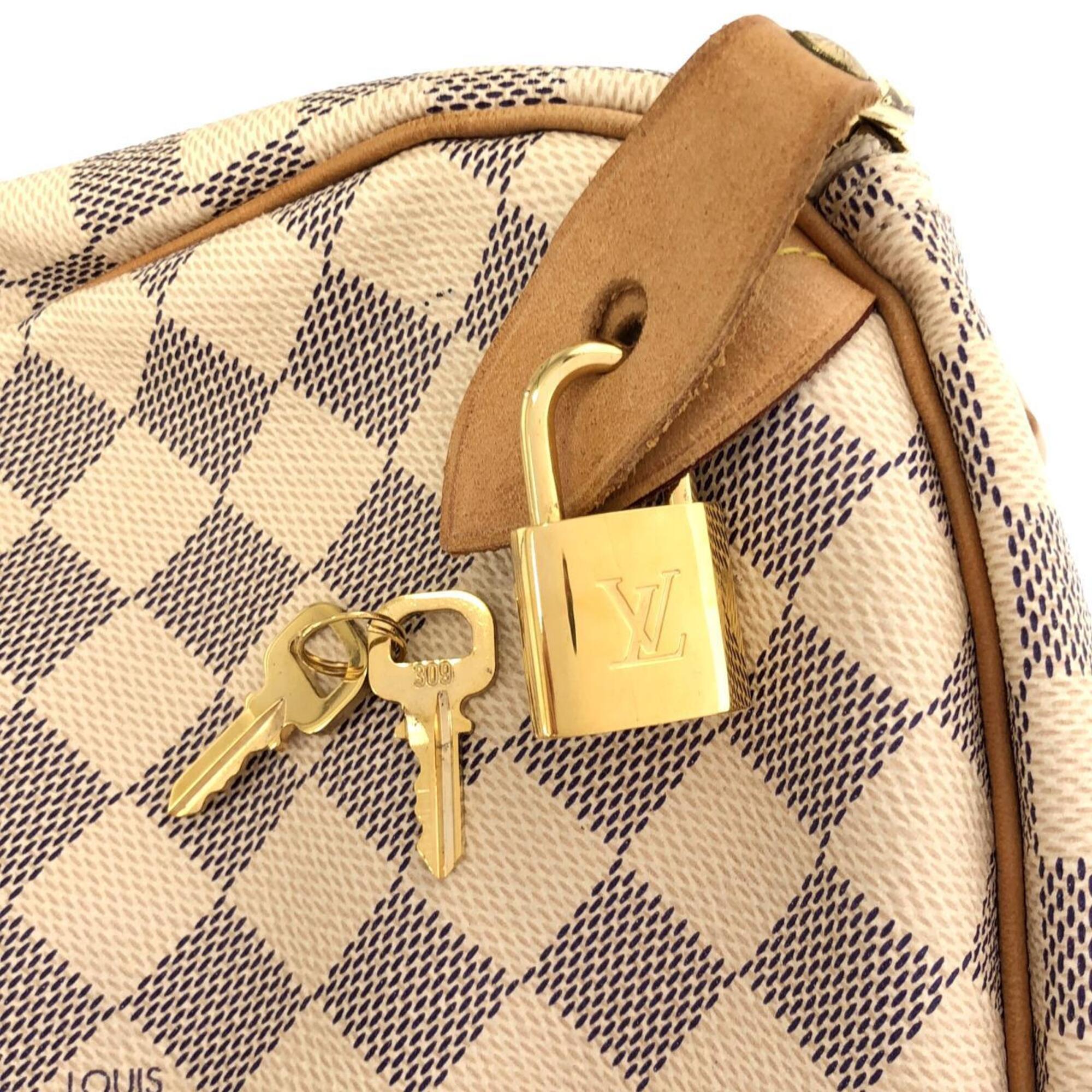 Louis Vuitton Azur Damier Azur Damier Azur Boston Bag (Pre-Owned)