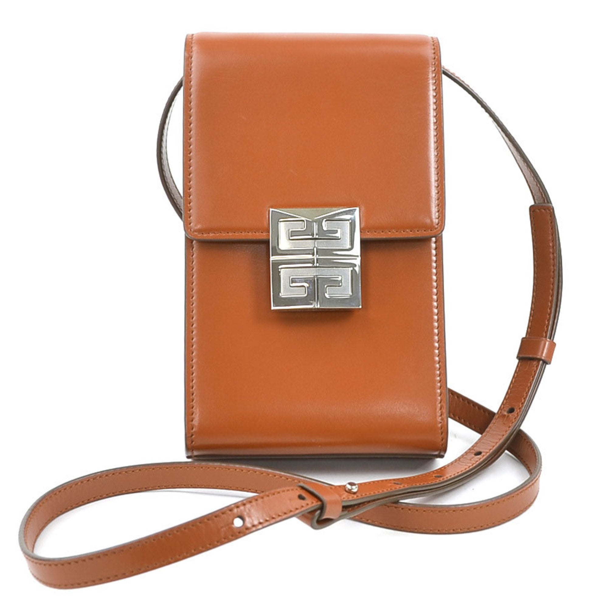 Givenchy Brown Leather Shoulder Bag (Pre-Owned)