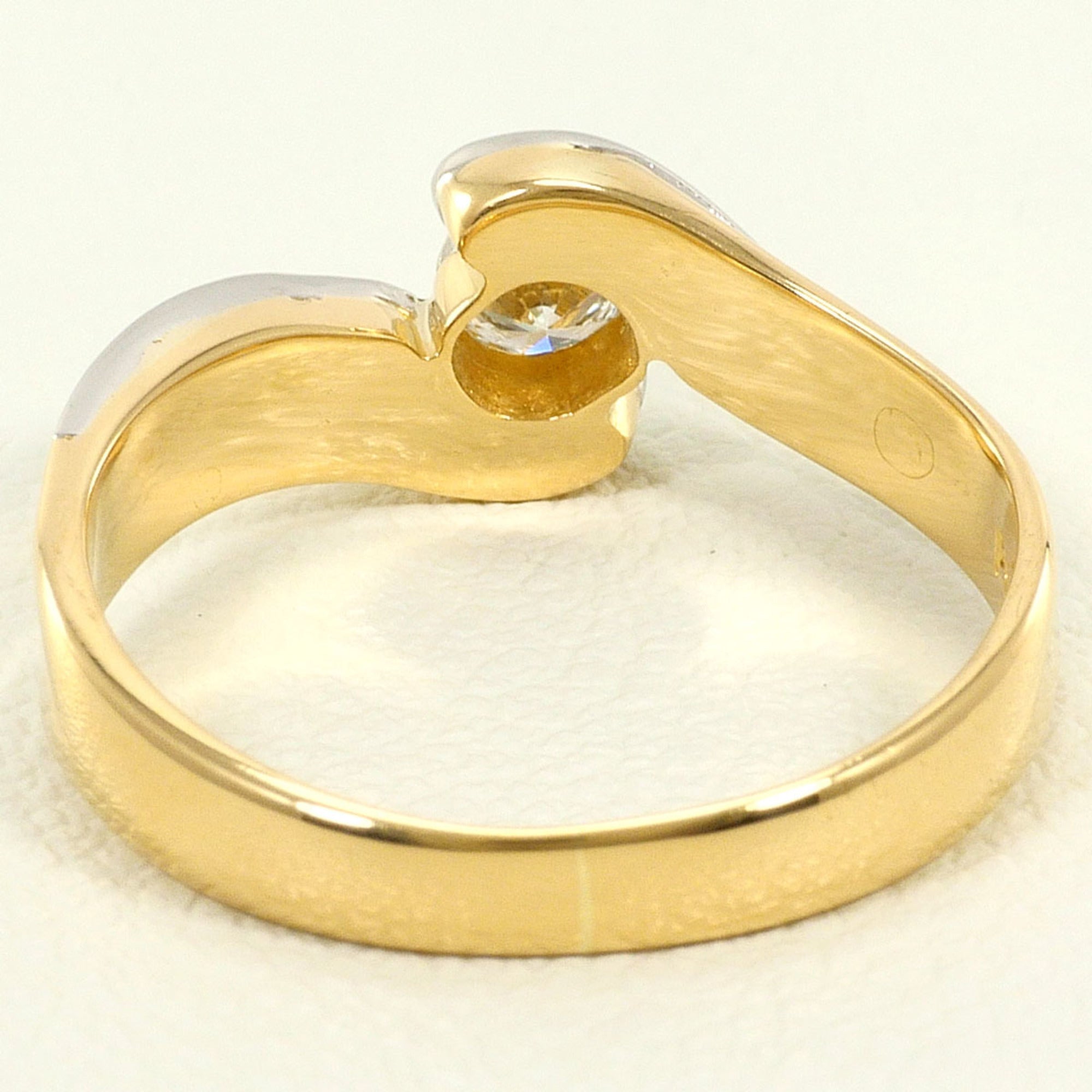 Unbranded Platinum Yellow Gold Yellow Gold (18K) Platinum 900 Band Ring (Pre-Owned)