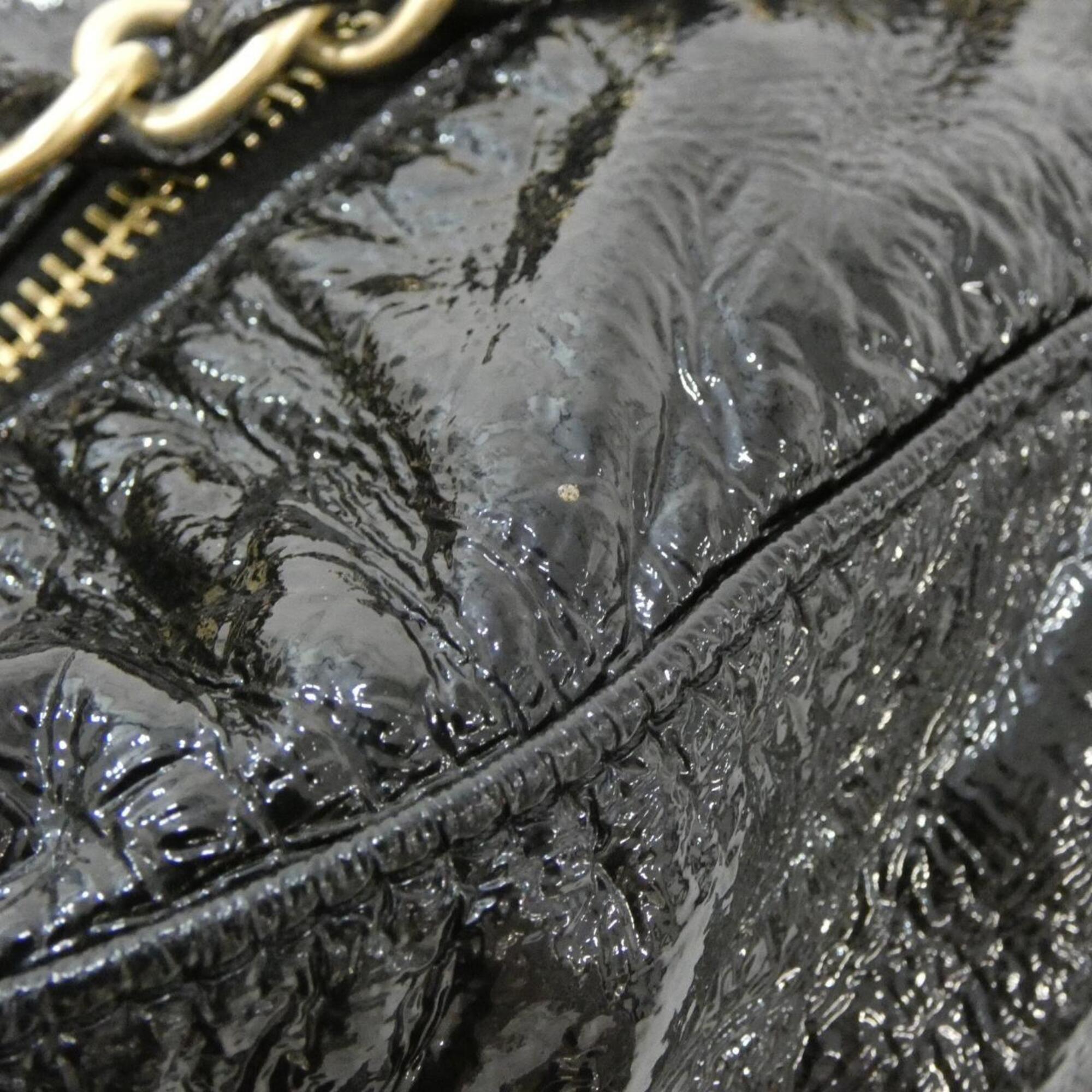 Chanel Black Pvc Shoulder Bag (Pre-Owned)