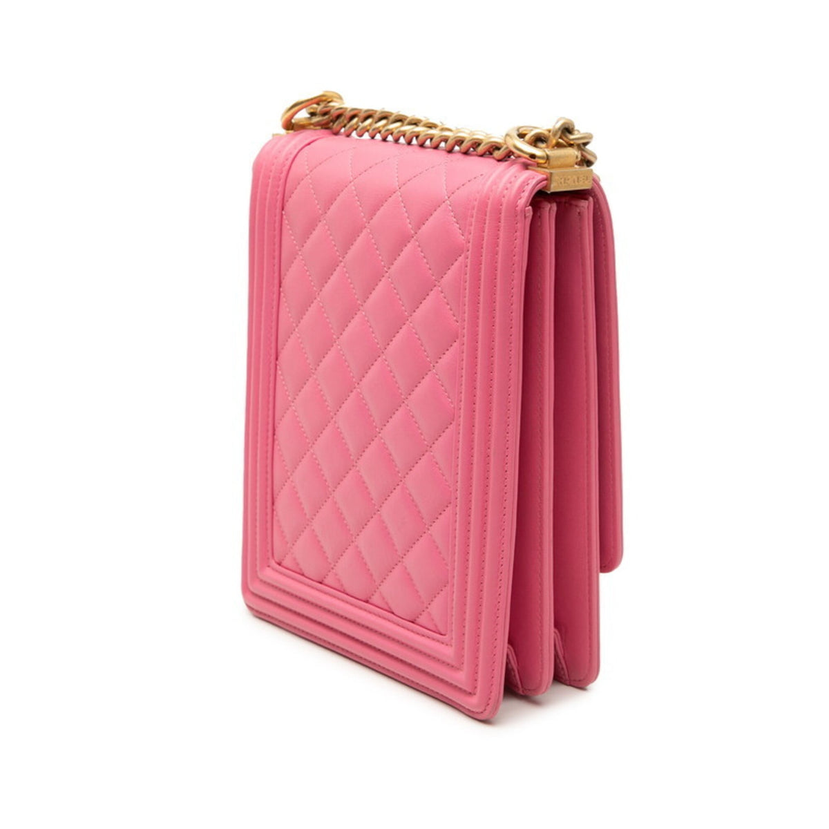 Chanel Pink Leather Shoulder Bag (Pre-Owned)