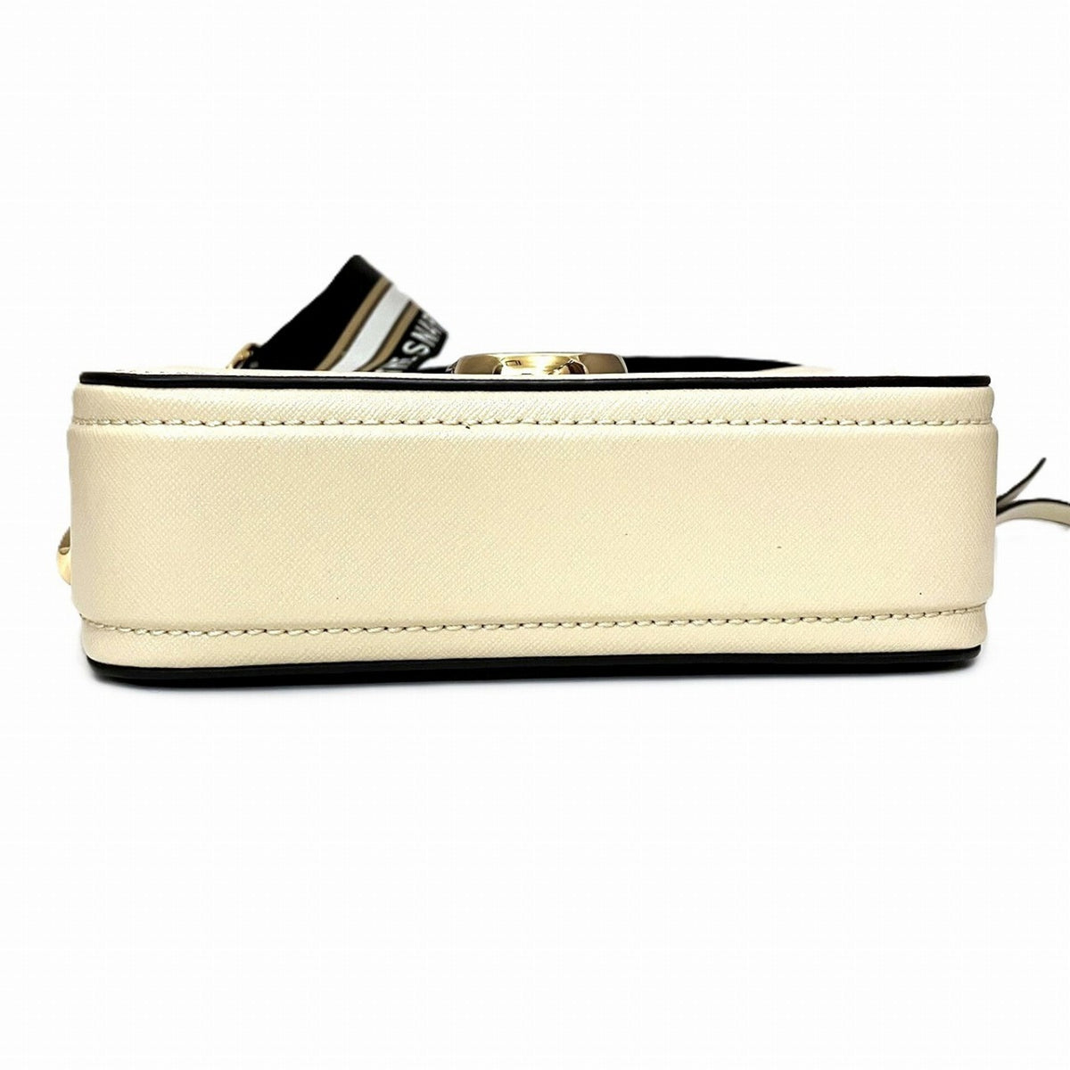 Marc Jacobs Beige Black Leather Shoulder Bag (Pre-Owned)