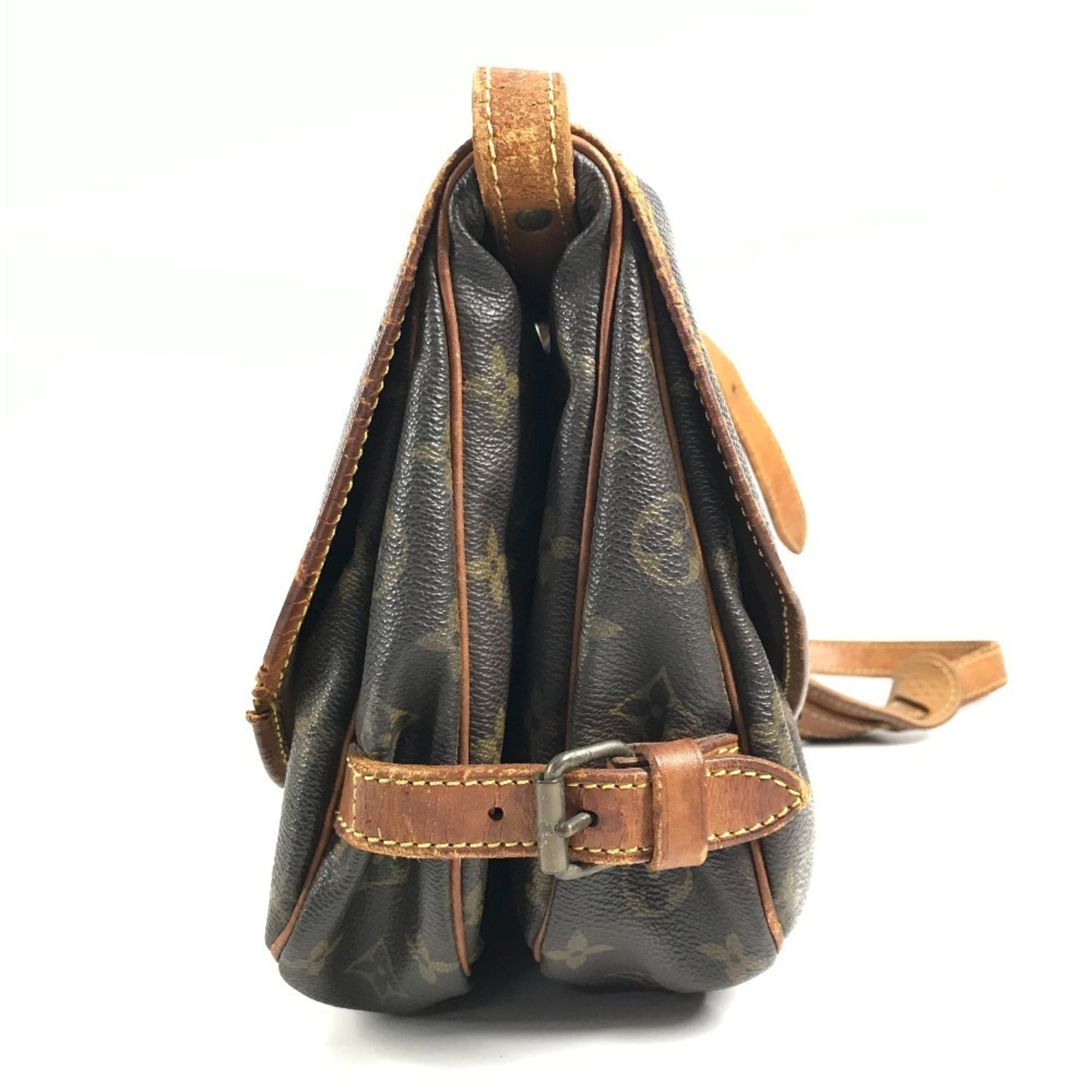 Louis Vuitton Brown Monogram Shoulder Bag (Pre-Owned)