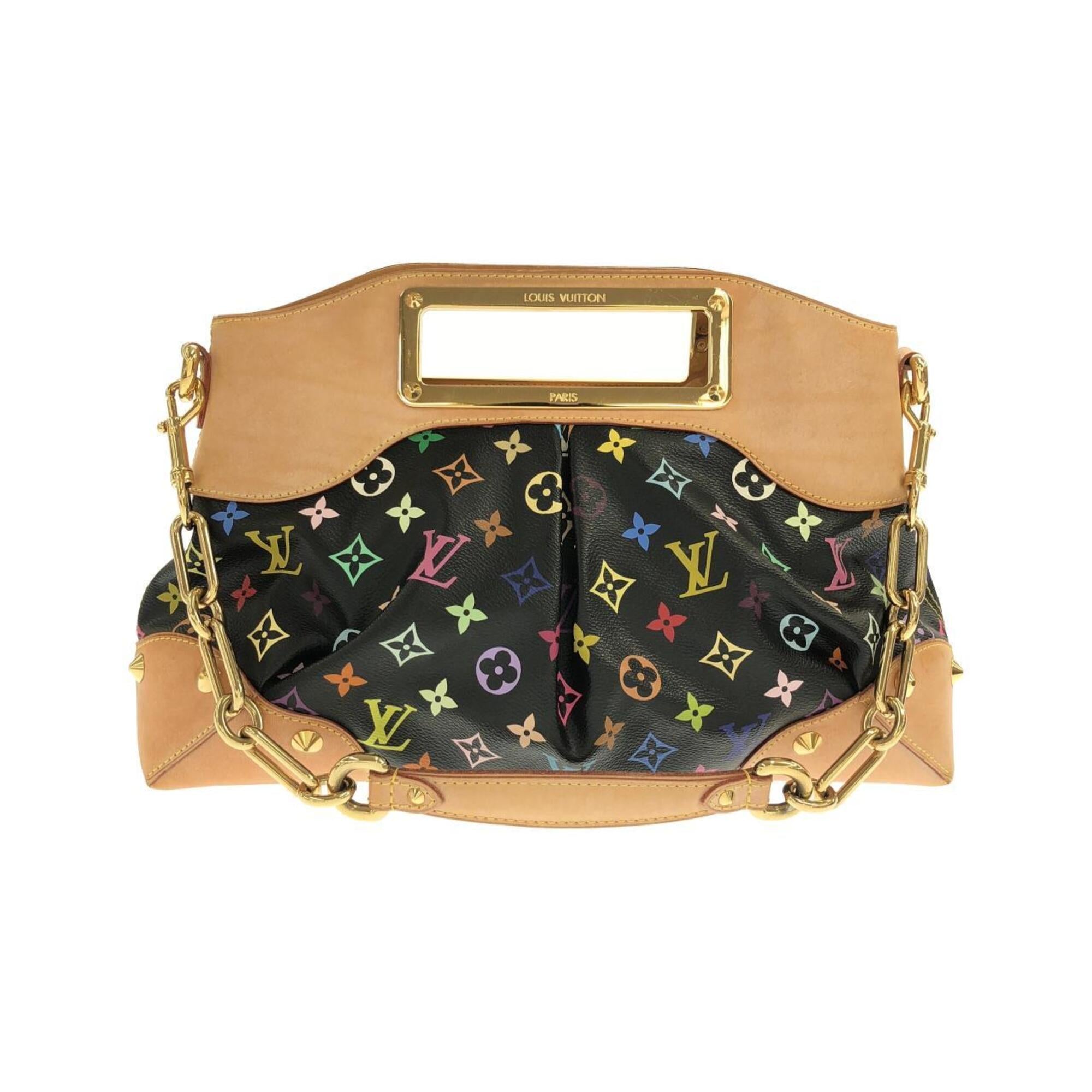 Louis Vuitton Black Coated Canvas Handbag (Pre-Owned)