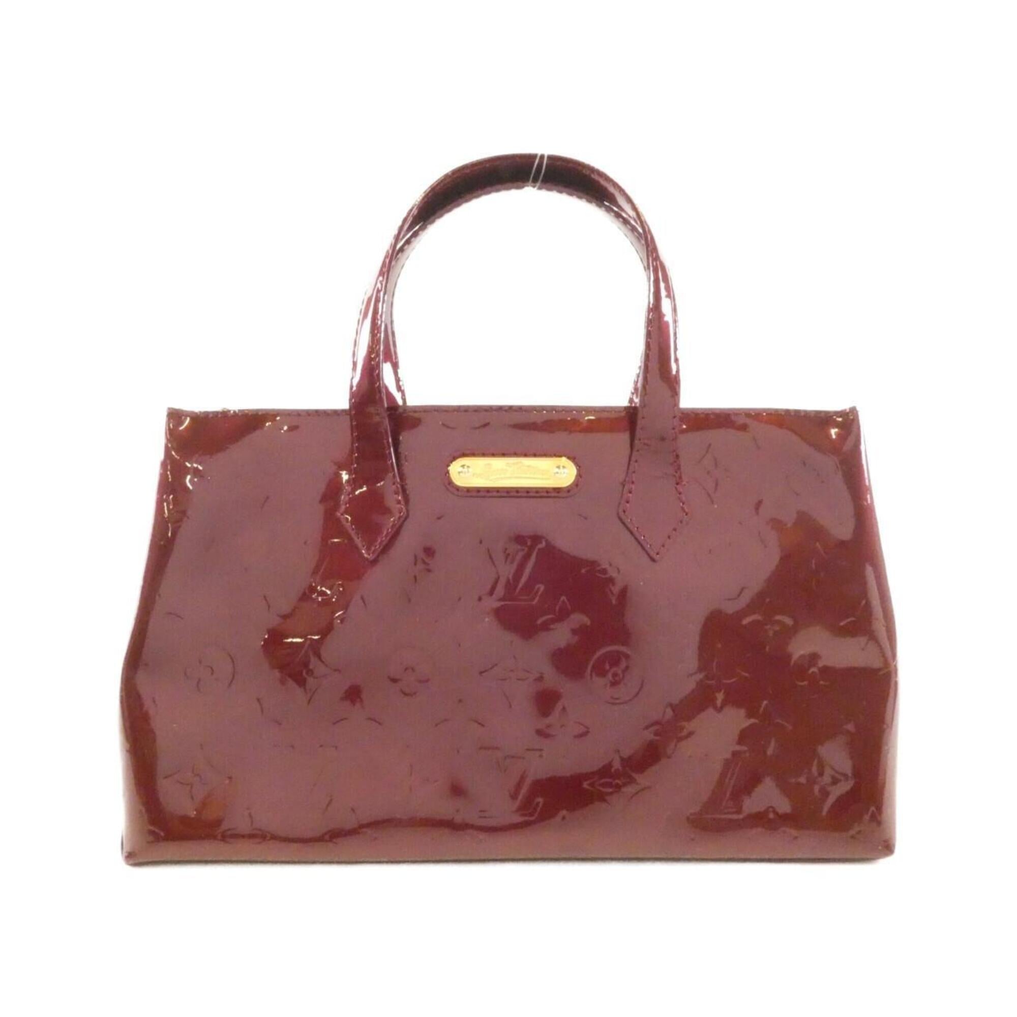 Louis Vuitton Rouge Fauviste Leather Handbag (Pre-Owned)