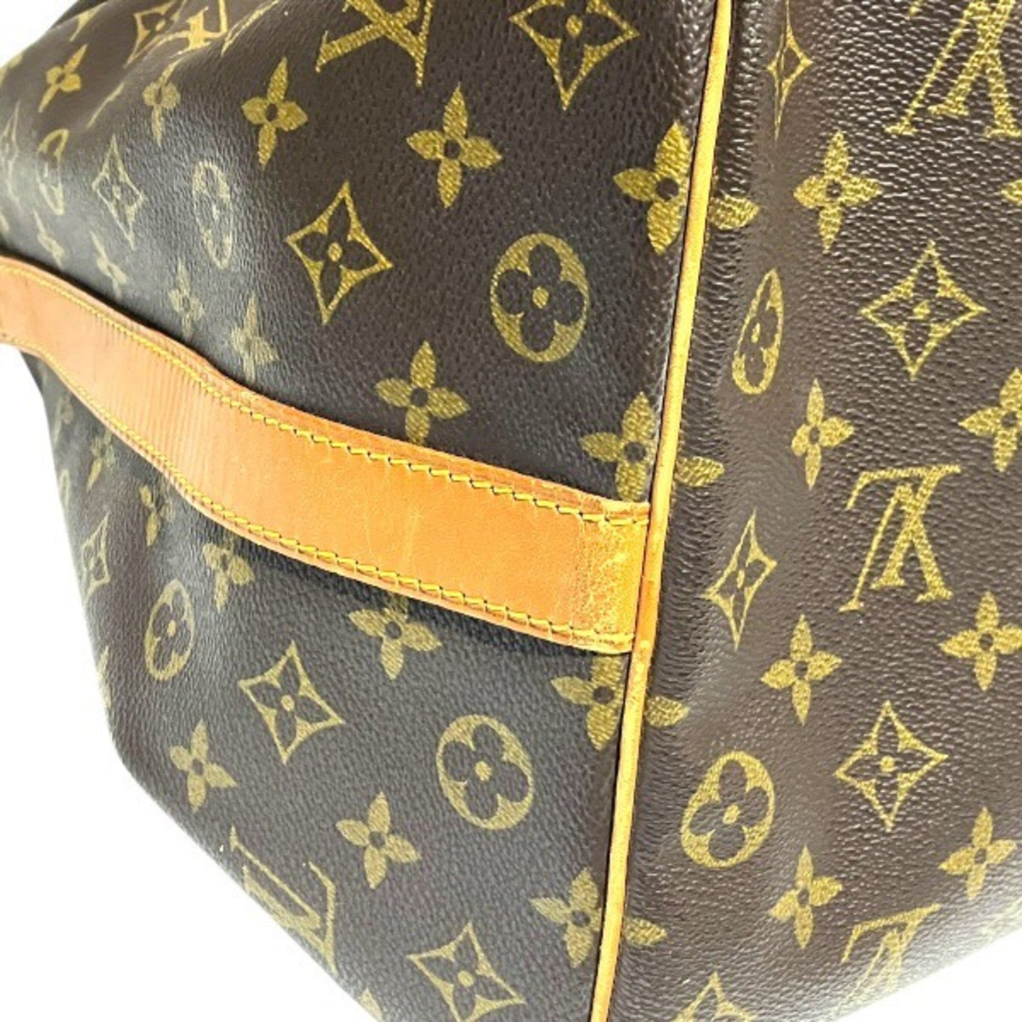 Louis Vuitton Brown Monogram Boston Bag Handbag (Pre-Owned)
