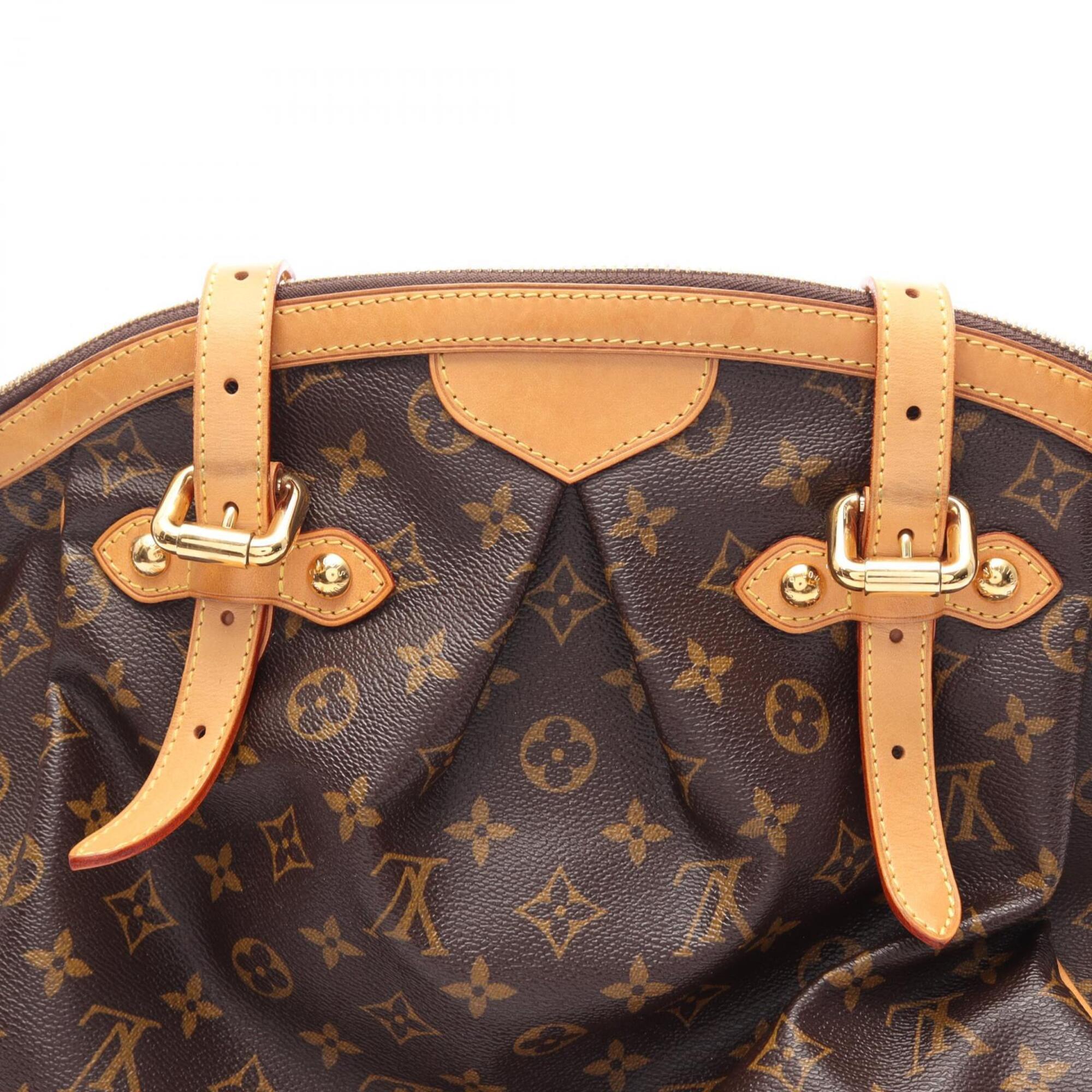Louis Vuitton Brown Monogram Coated Canvas Leather Monogram Handbag (Pre-Owned)