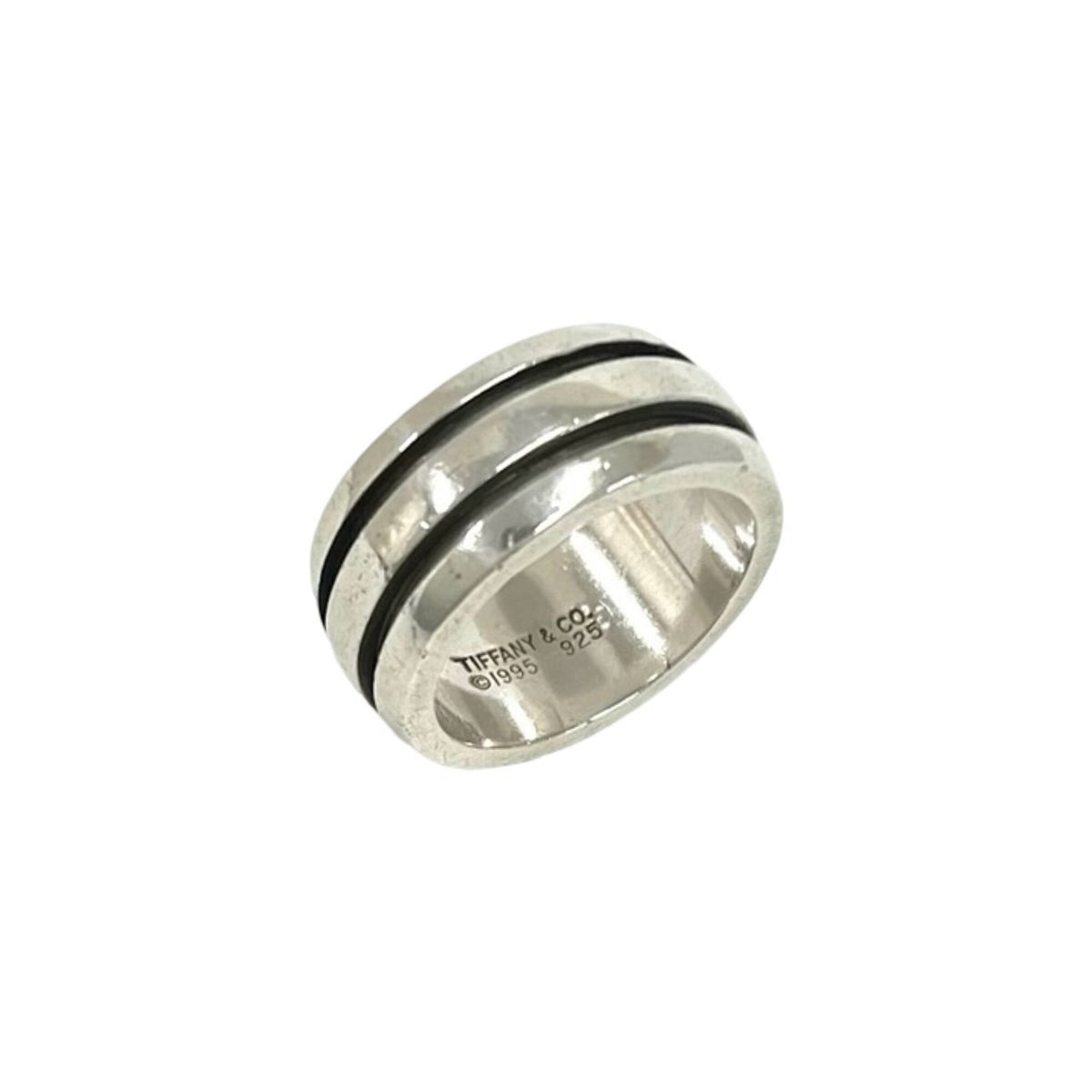 Tiffany Silver Silver 925 Band Ring (Pre-Owned)