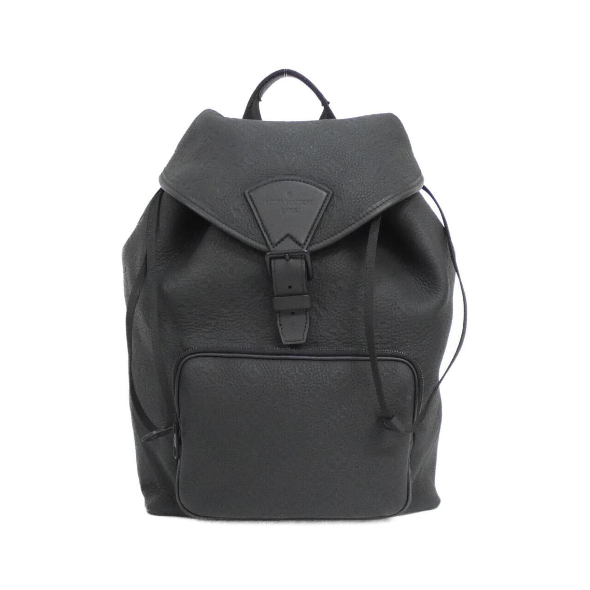 Louis Vuitton Black Leather Backpack (Pre-Owned)