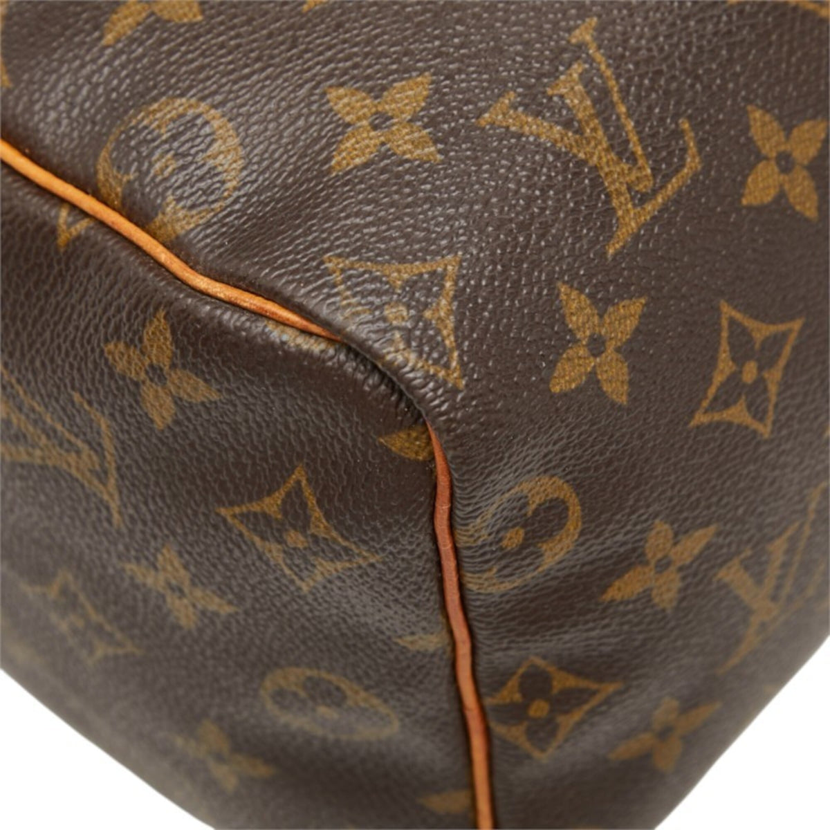 Louis Vuitton Brown Pvc Leather Boston Bag Handbag (Pre-Owned)