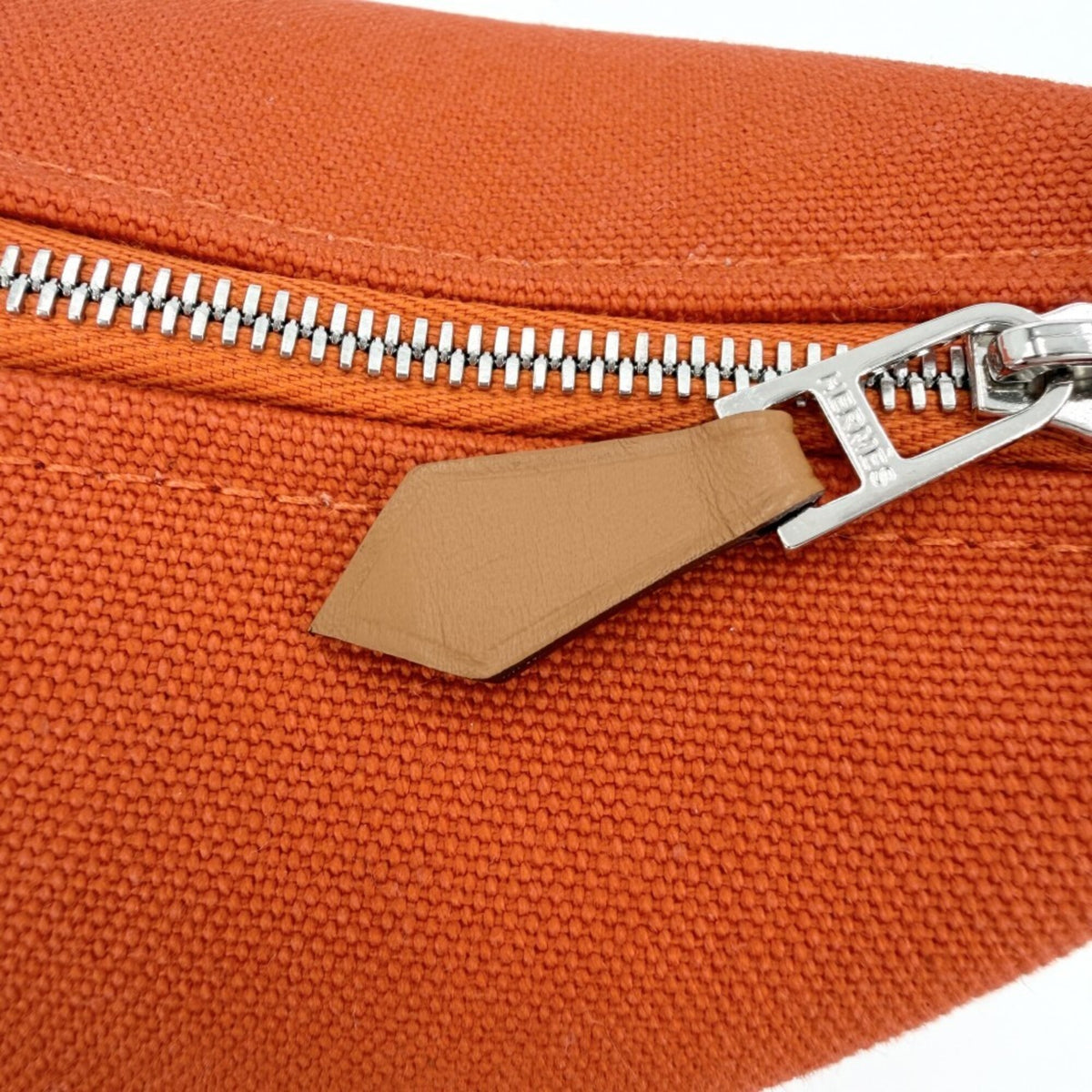 Hermes Orange Cotton Handbag Pouch (Pre-Owned)