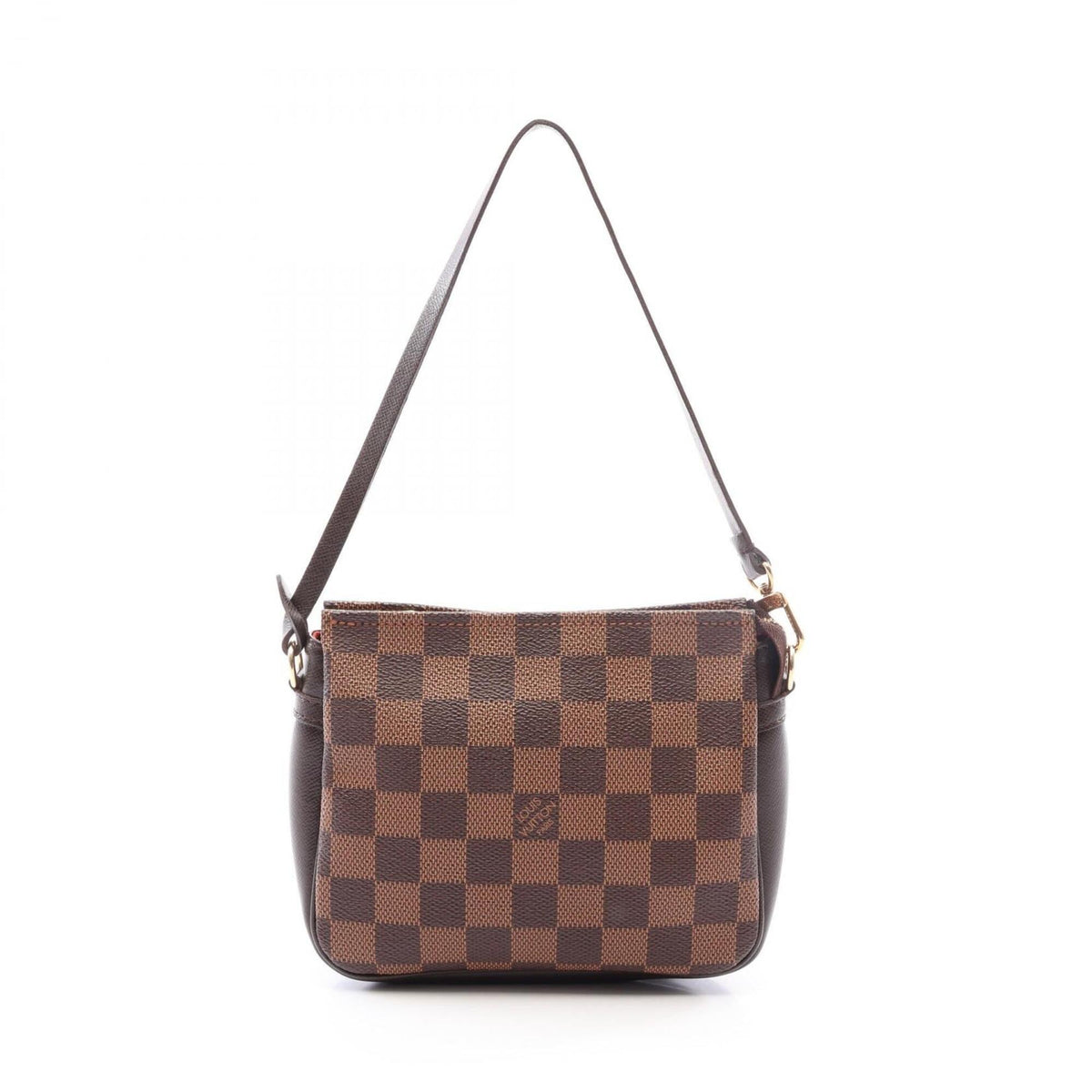 Louis Vuitton Brown Damier Canvas Coated Canvas Leather Handbag (Pre-Owned)