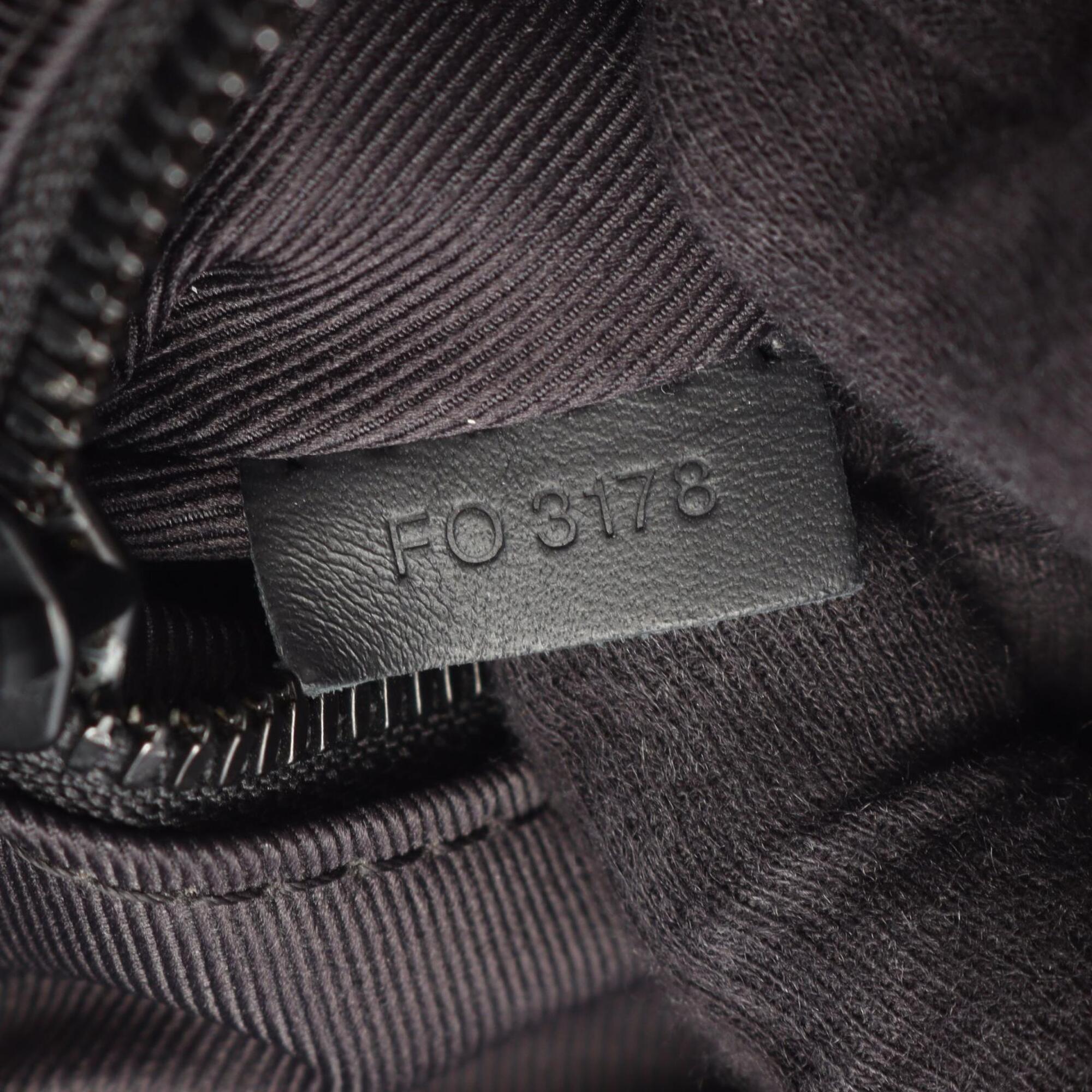 Louis Vuitton Black Monogram Shadow Leather Backpack (Pre-Owned)