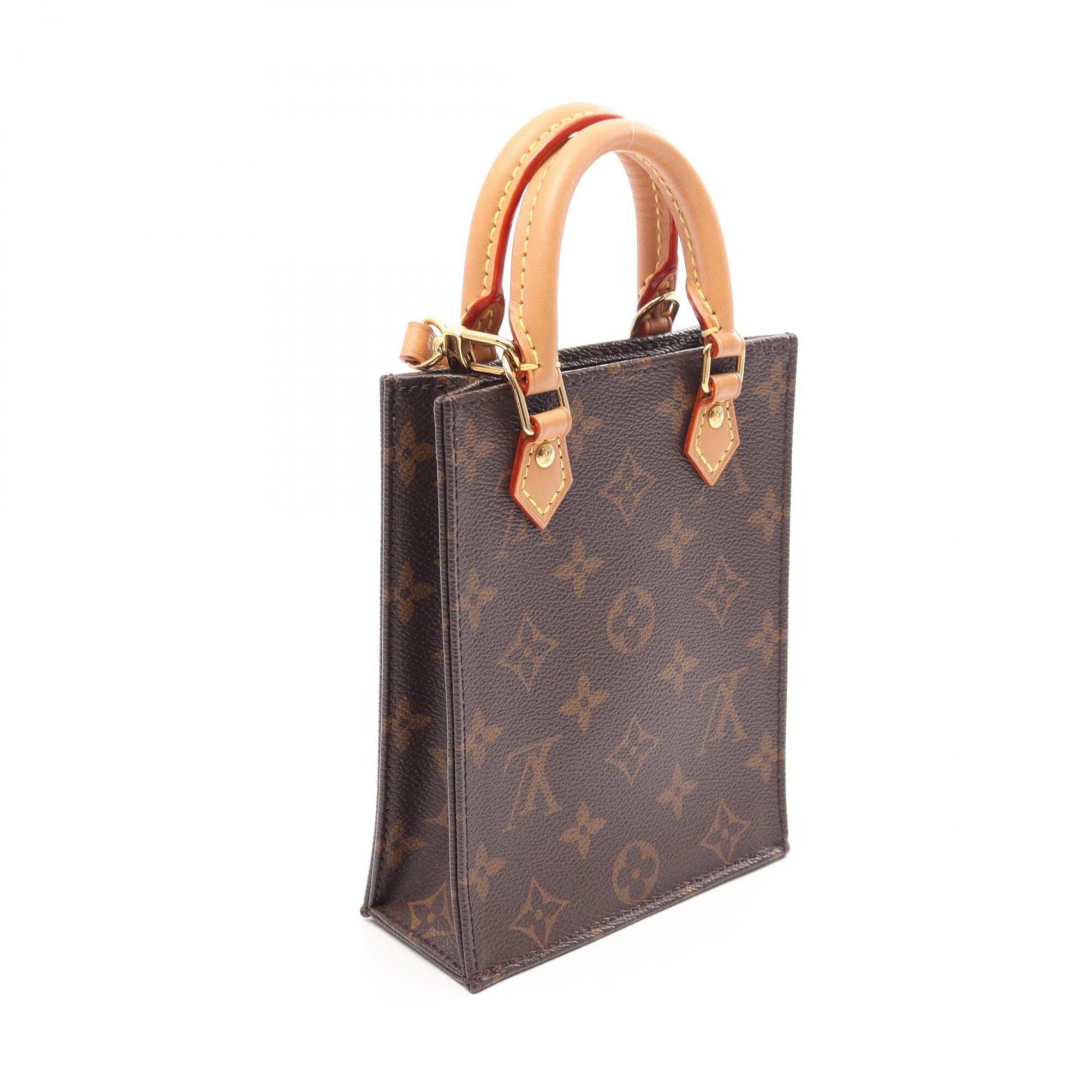 Louis Vuitton Brown Coated Canvas Leather Handbag (Pre-Owned)