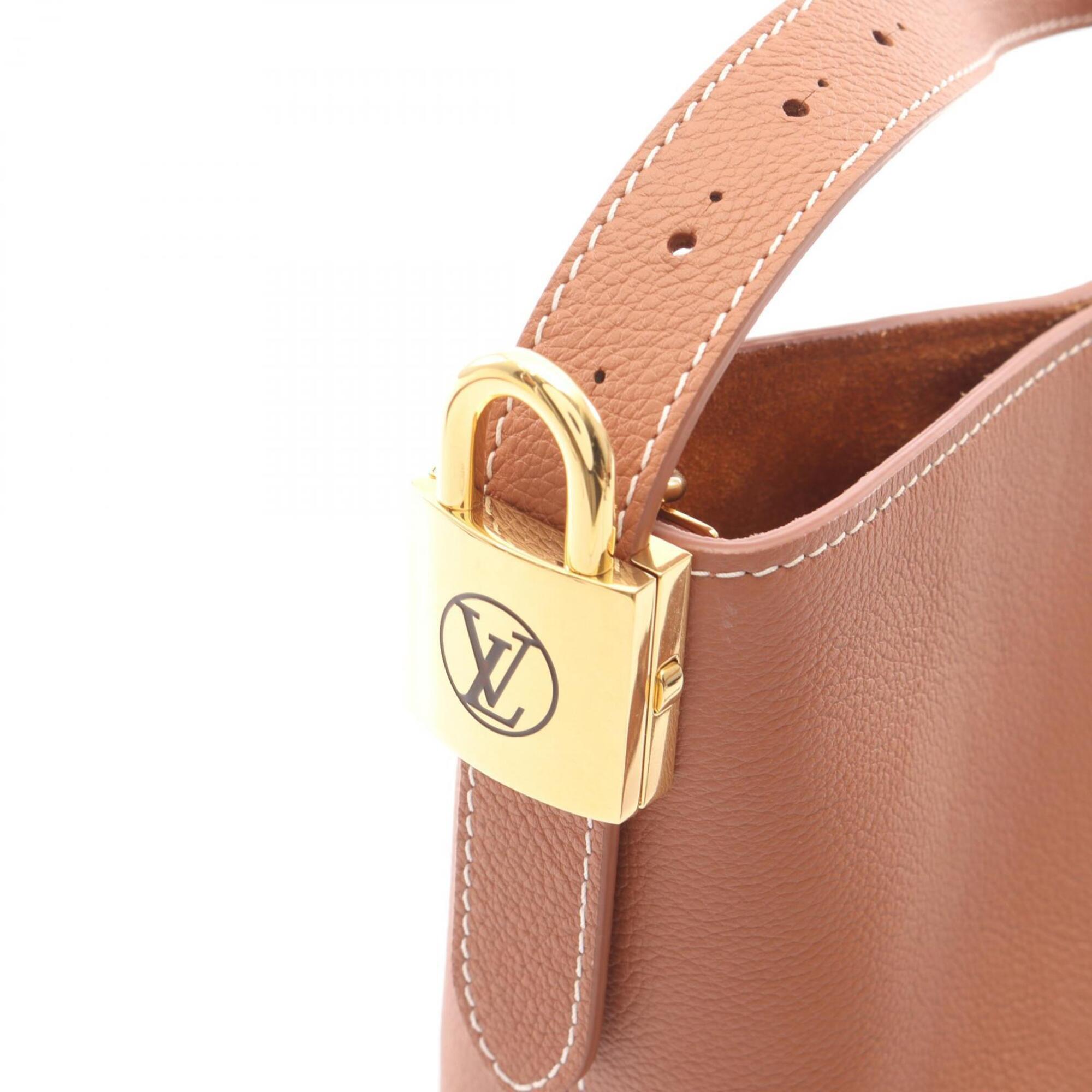 Louis Vuitton Brown Cognac Leather Handbag Pouch Shoulder Bag (Pre-Owned)