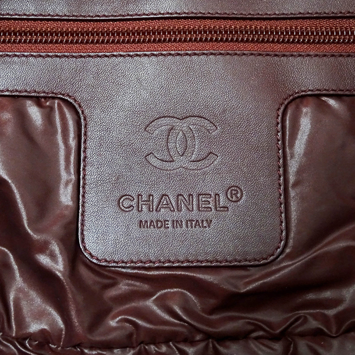 Chanel Black Nylon Handbag Tote Bag (Pre-Owned)