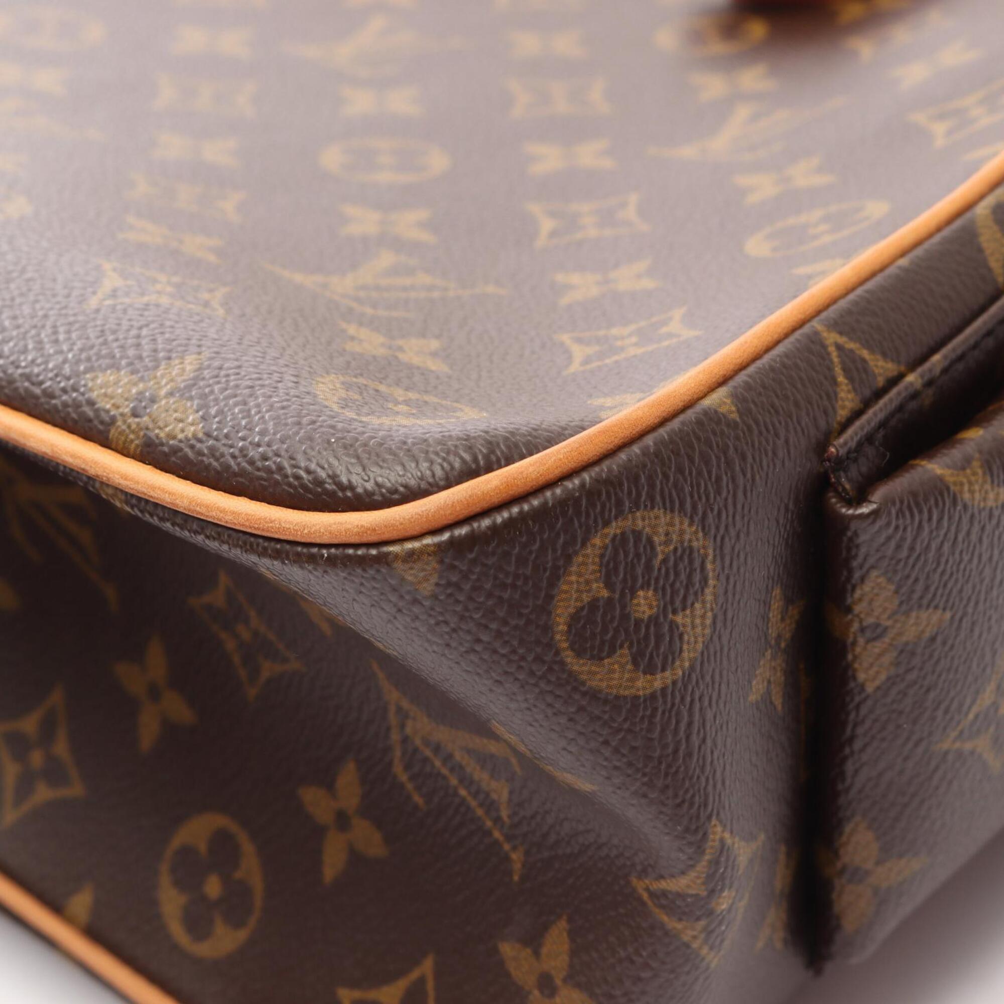Louis Vuitton Brown Monogram Monogram Leather Handbag (Pre-Owned)