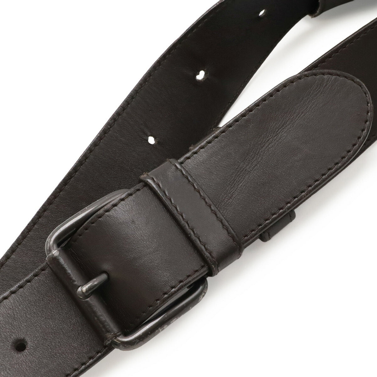 Bottega Veneta Intrecciato Dark Brown Leather Fanny Pack (Pre-Owned)