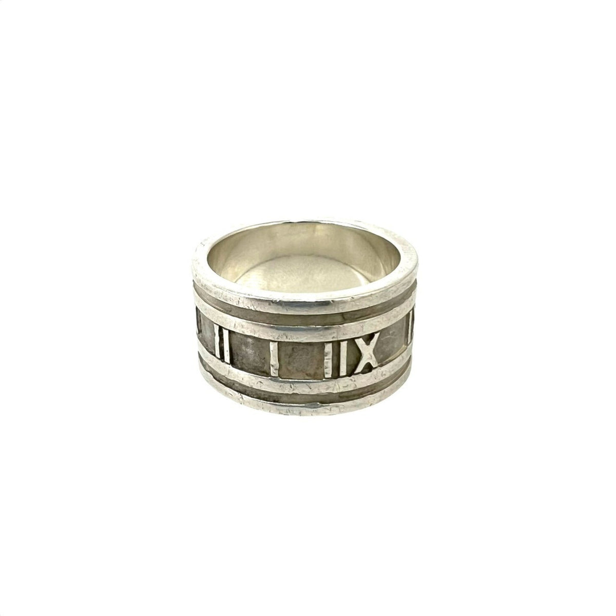 Tiffany Silver Silver 925 Band Ring (Pre-Owned)