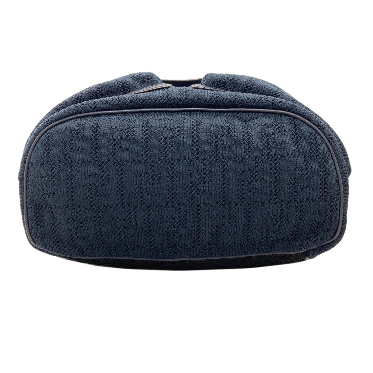 Fendi Black Navy Canvas Backpack (Pre-Owned)