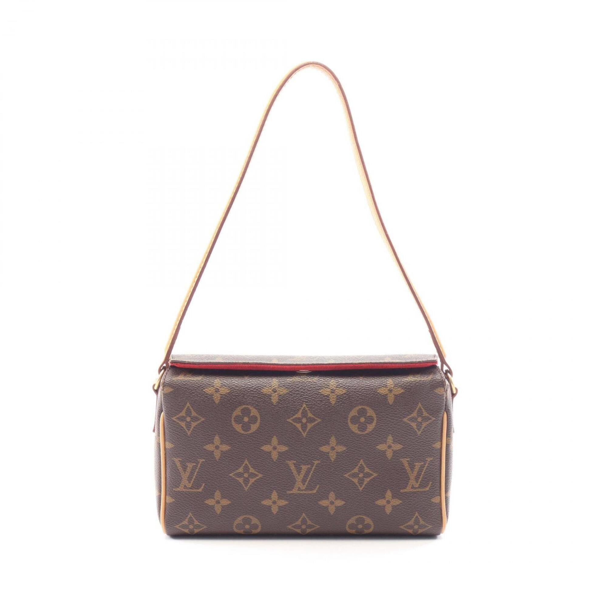 Louis Vuitton Brown Pvc Leather Handbag (Pre-Owned)