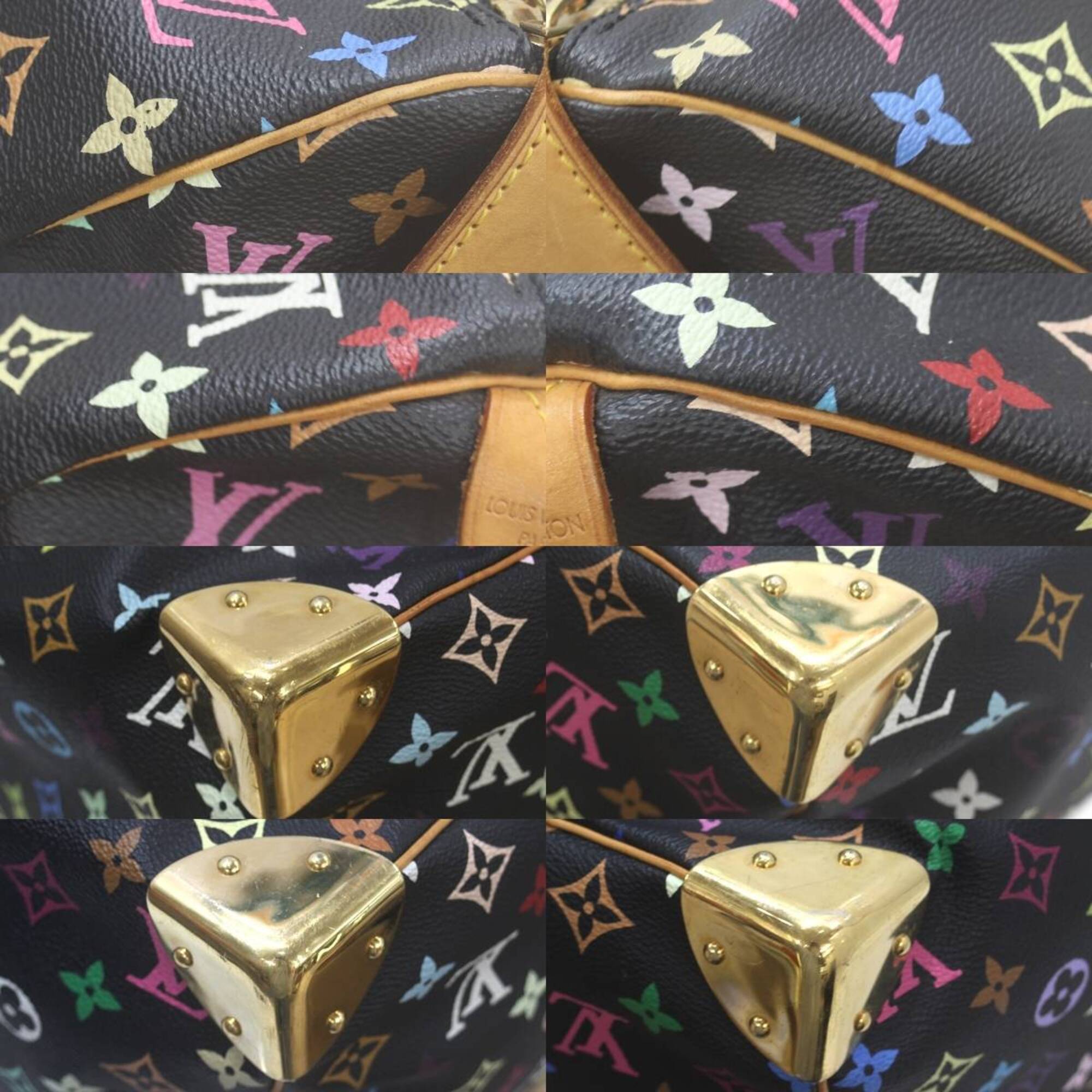 Louis Vuitton Monogram Multicolore Blanc Monogram Multicolore Boston Bag (Pre-Owned)