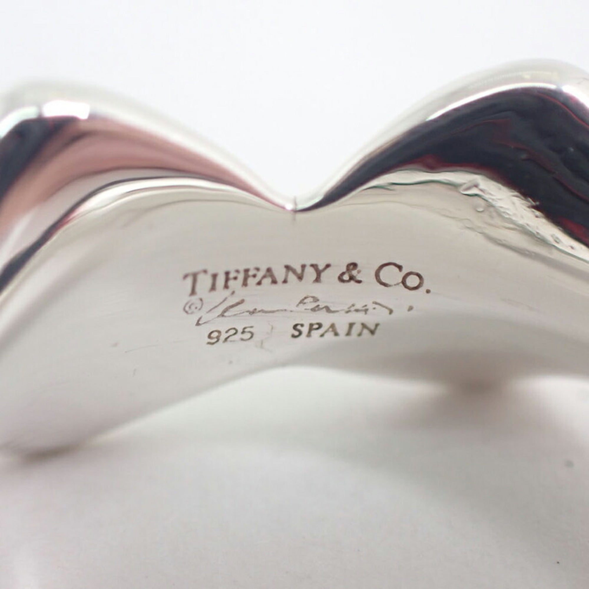 Tiffany Sterling Silver 925 Band Ring (Pre-Owned)