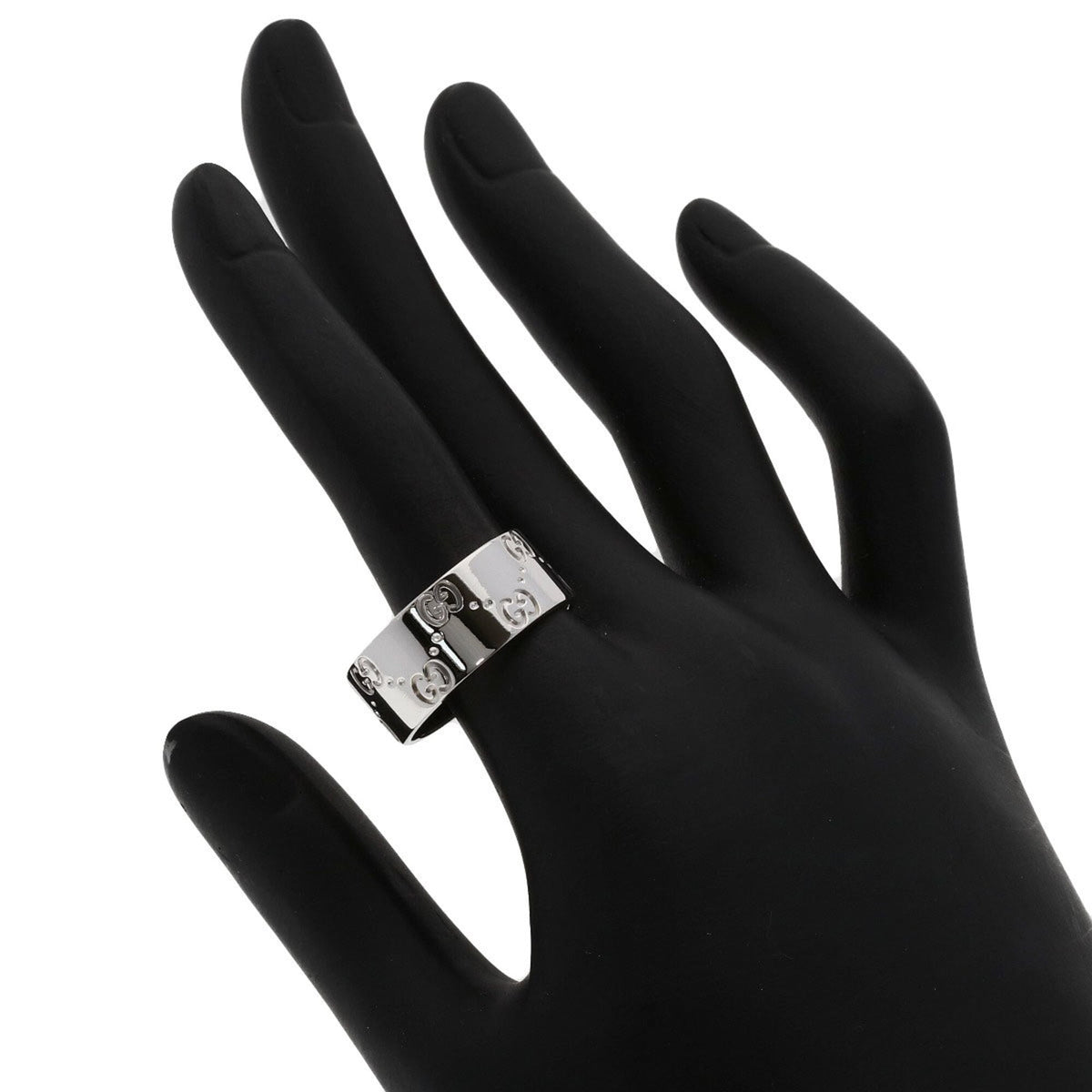 Gucci White Gold (18K) Band Ring (Pre-Owned)
