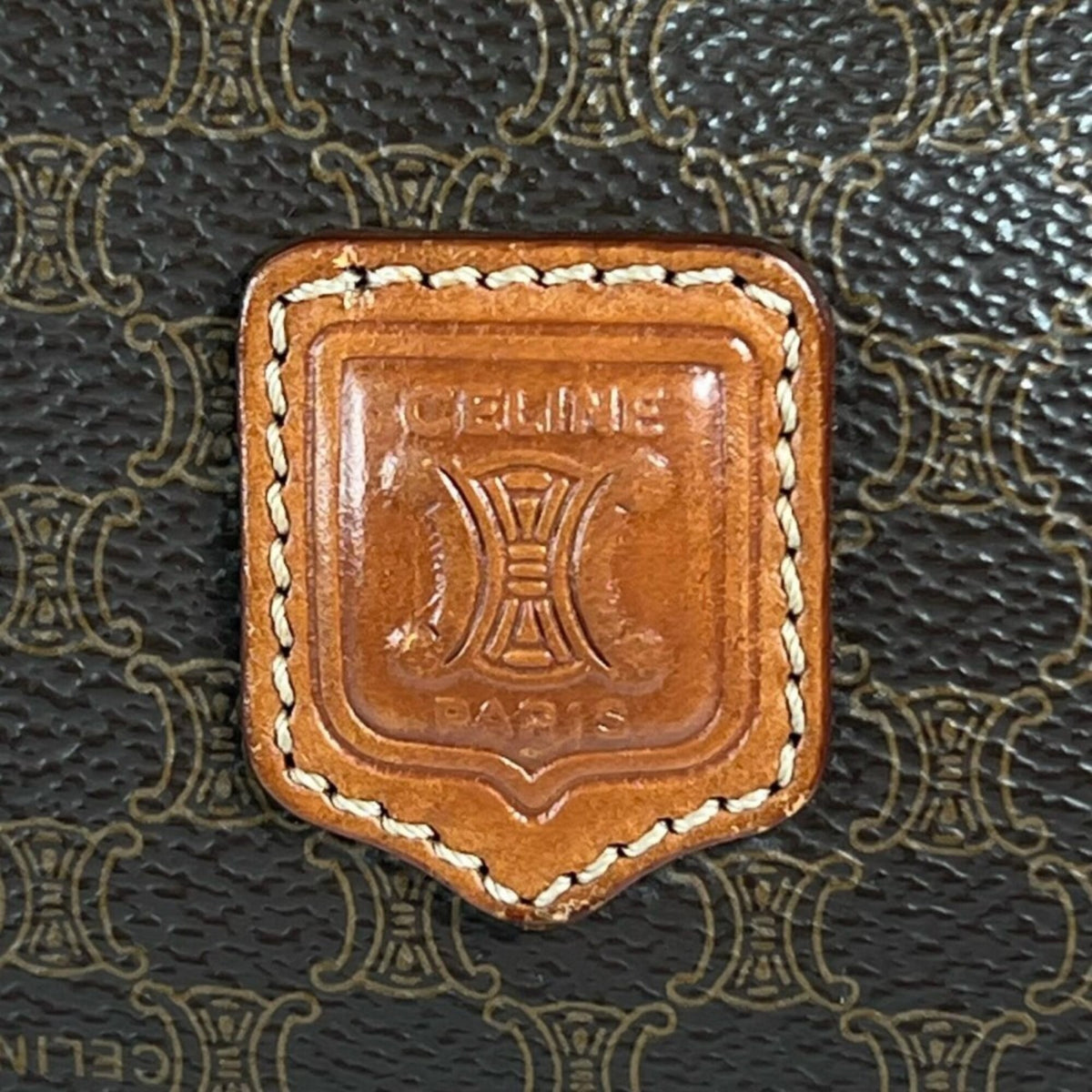 Celine Brown Leather Shoulder Bag (Pre-Owned)