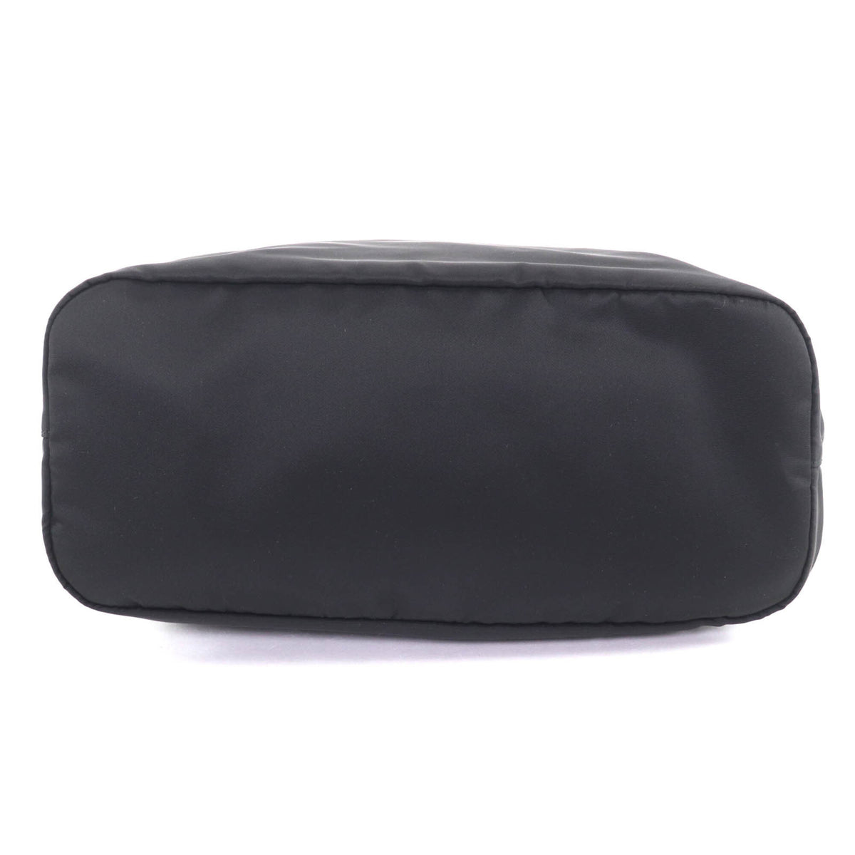 Prada Black Nylon Leather Tote Bag (Pre-Owned)