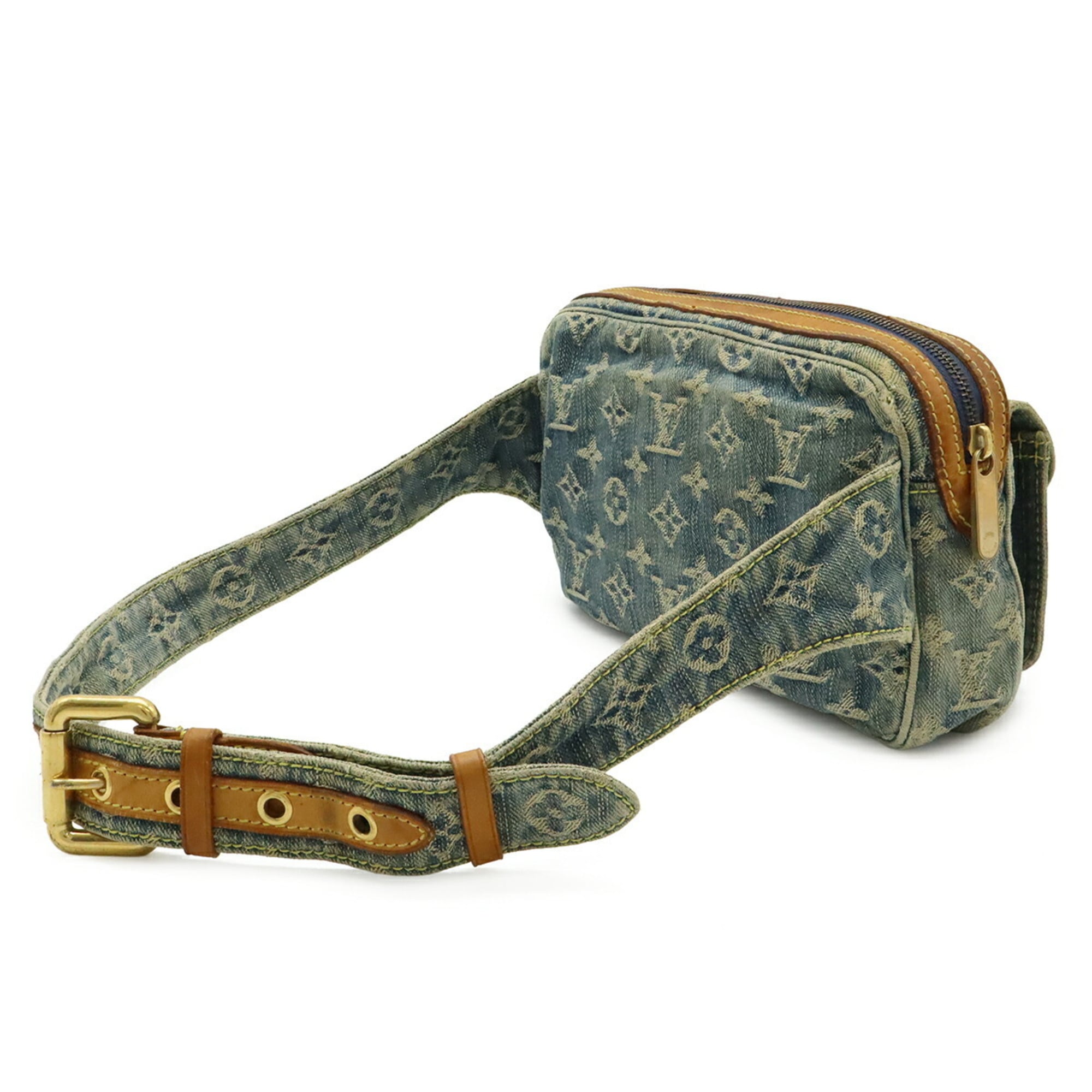 Louis Vuitton Blue Monogram Monogram Denim Fanny Pack Shoulder Bag (Pre-Owned)