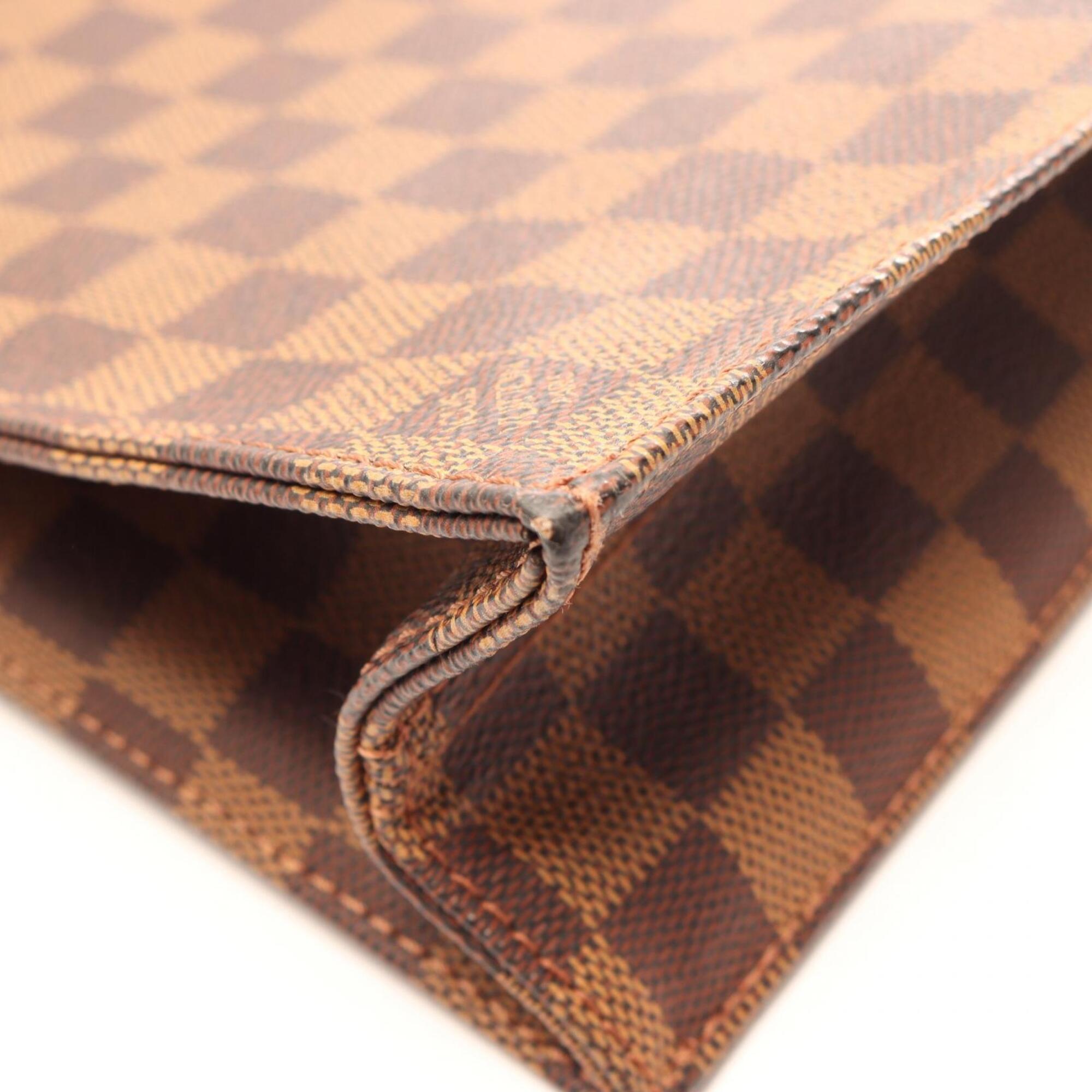 Louis Vuitton Brown Coated Canvas Pvc Leather Handbag Tote Bag (Pre-Owned)