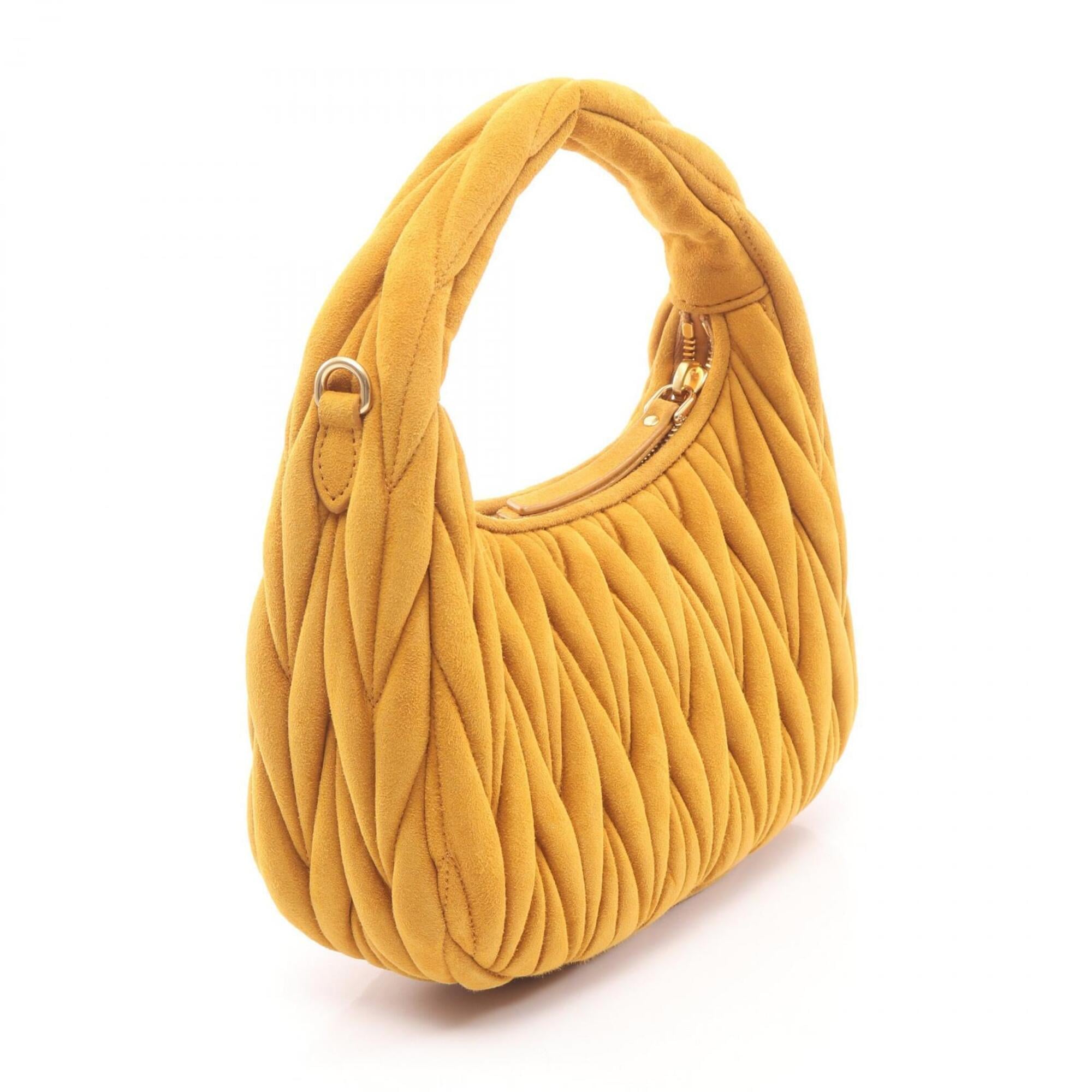 Miu Miu Brown Suede Handbag (Pre-Owned)