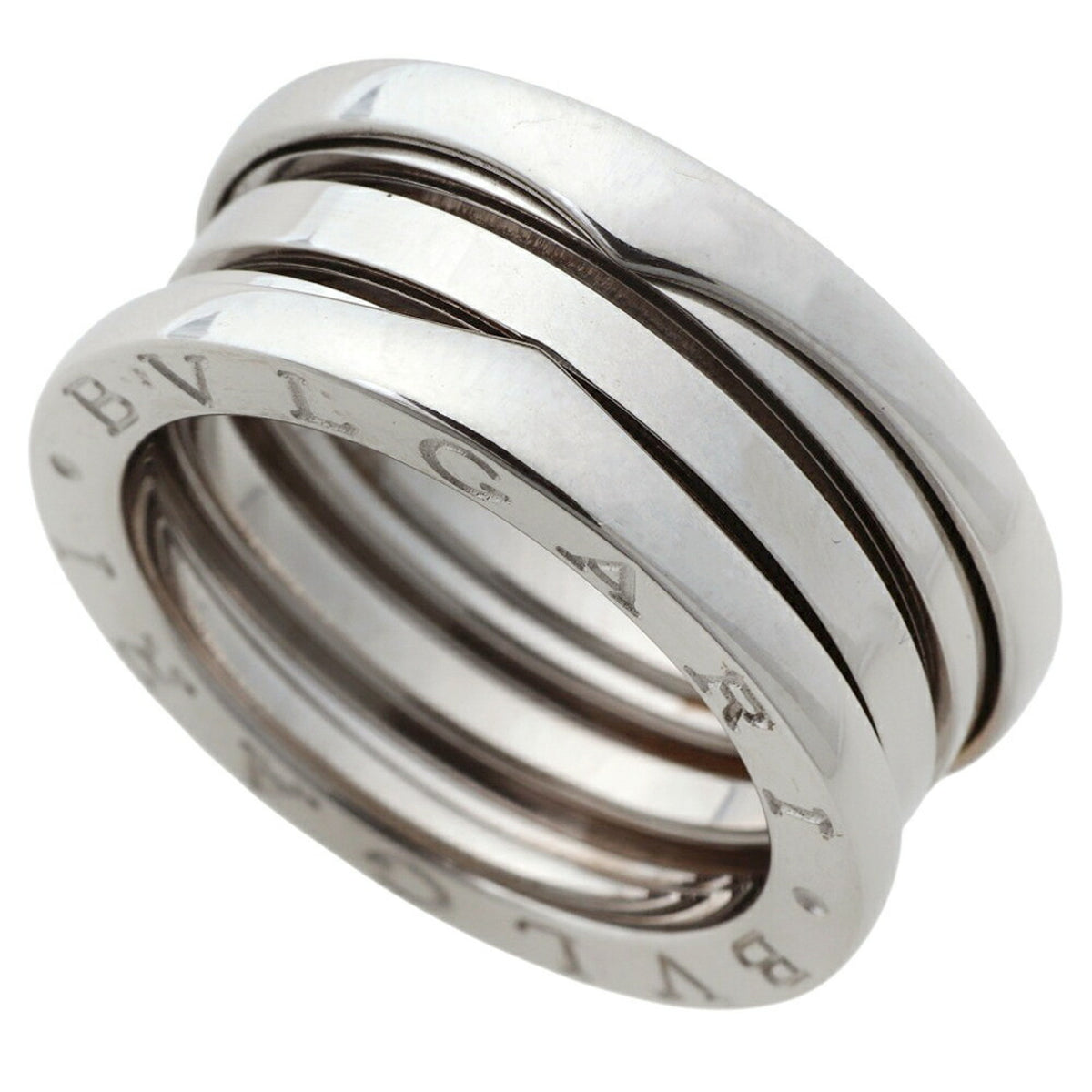 Bvlgari White Gold White Gold (18K) Band Ring (Pre-Owned)