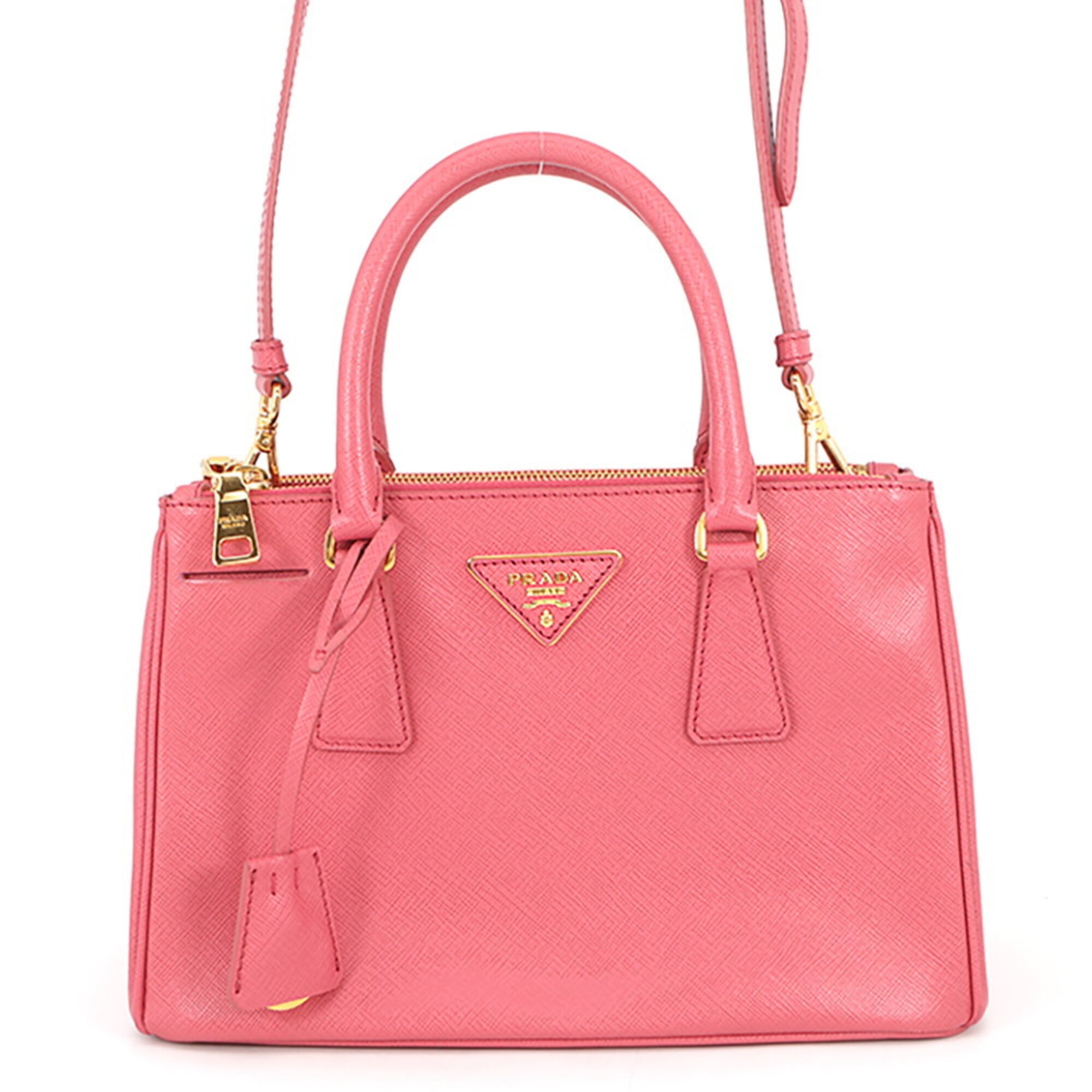 Prada Pink Leather Handbag (Pre-Owned)
