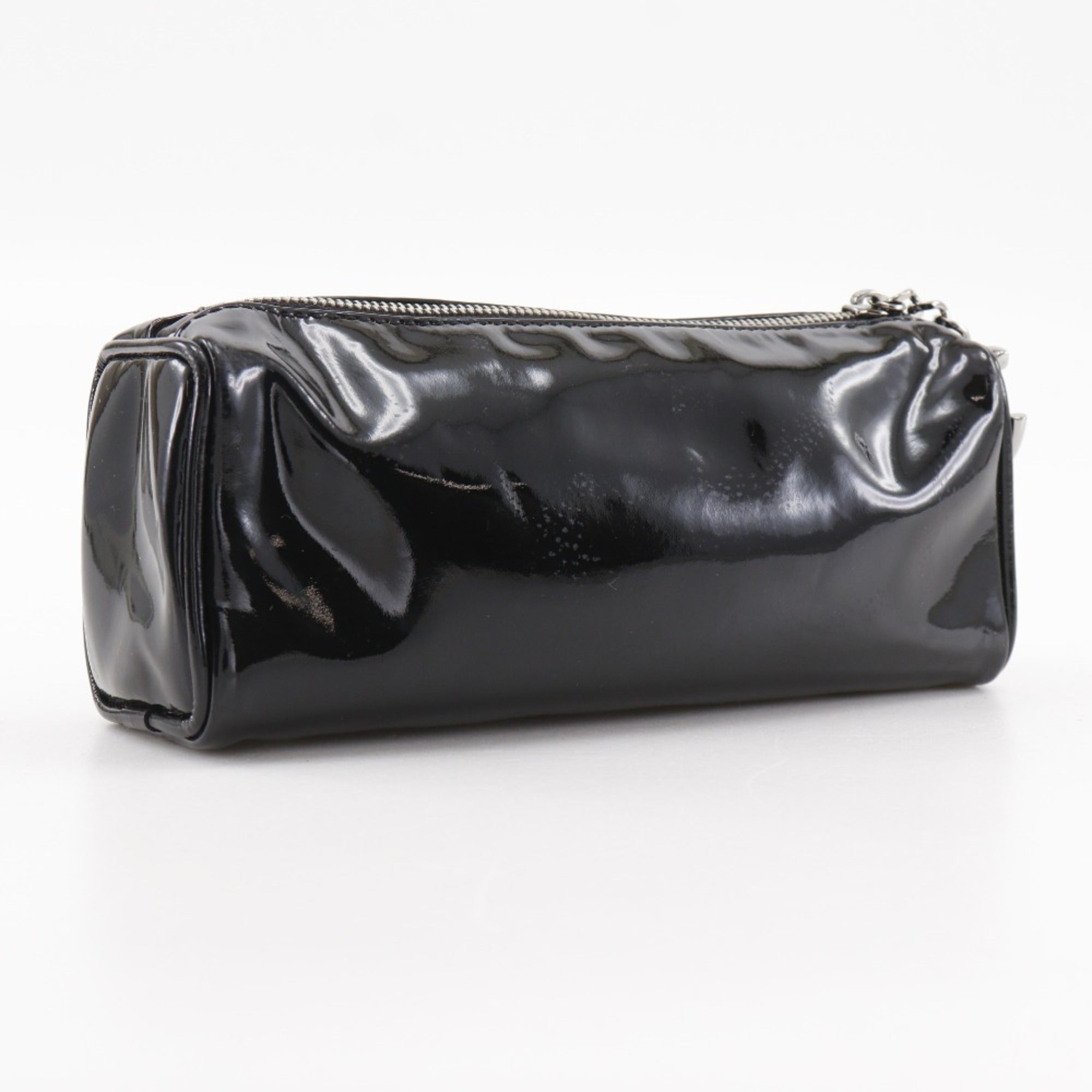 Chanel Black Leather Pouch (Pre-Owned)