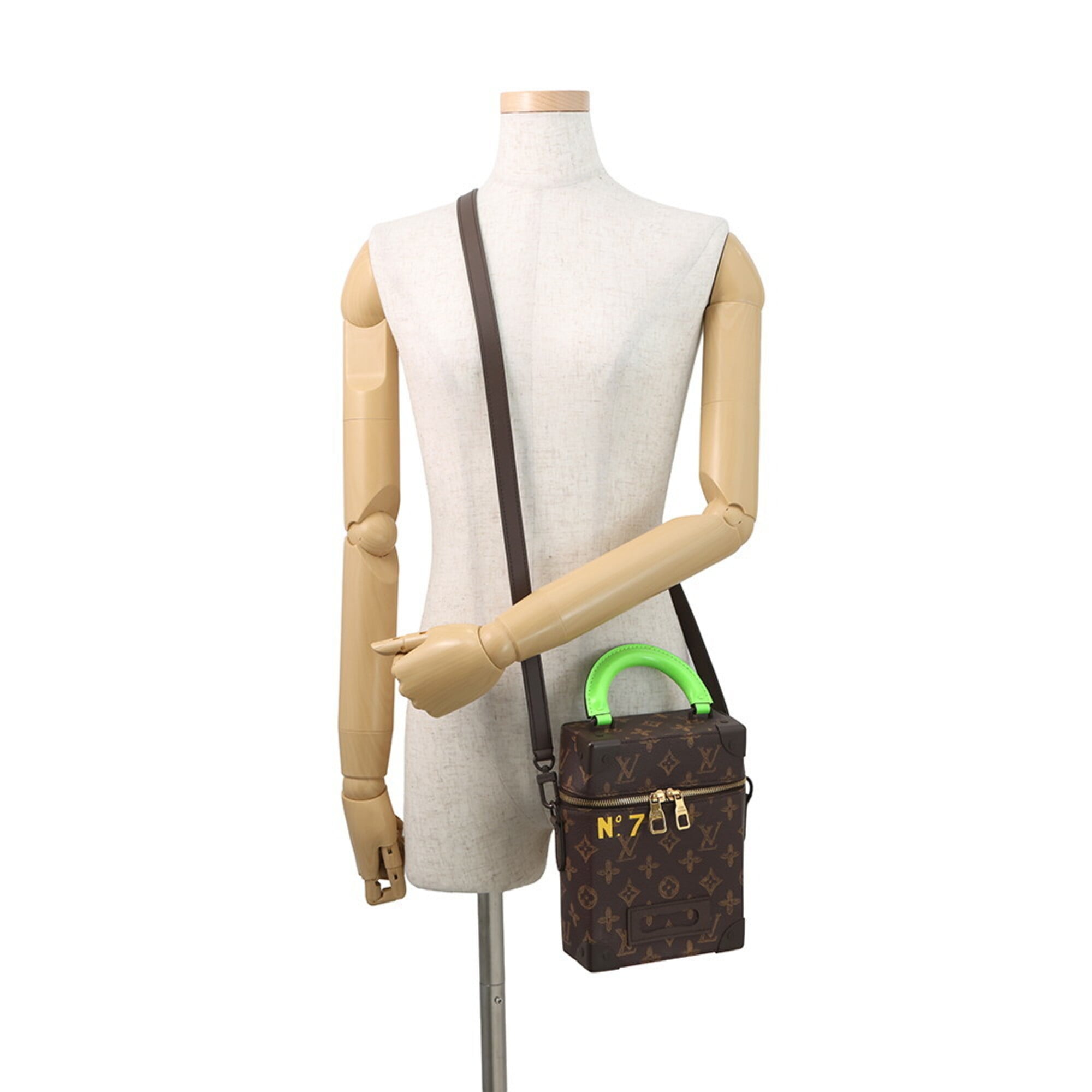 Louis Vuitton Monogram Green Monogram Handbag Shoulder Bag (Pre-Owned)