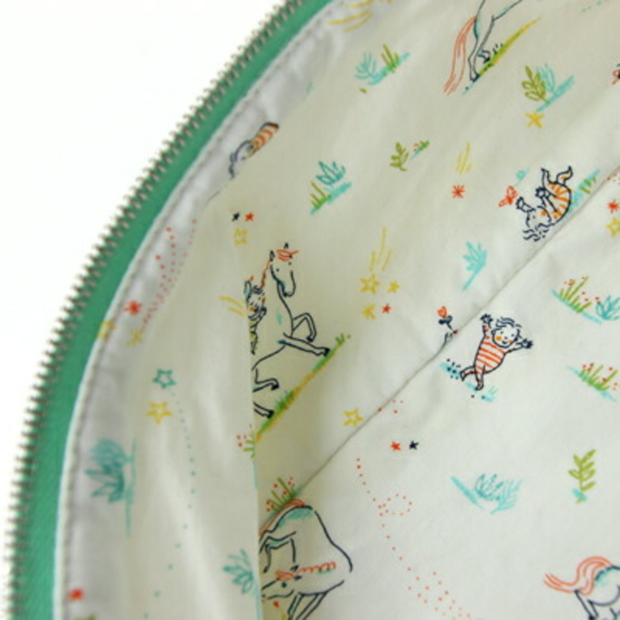 Hermes Green Vert Cotton Pouch (Pre-Owned)