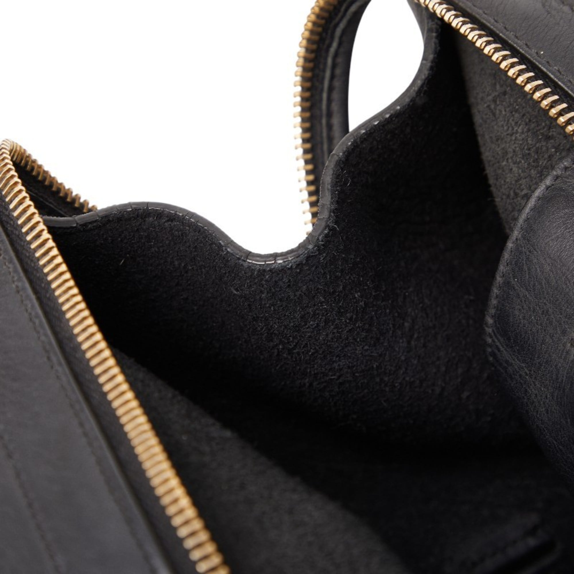 Saint Laurent Black Leather Handbag (Pre-Owned)