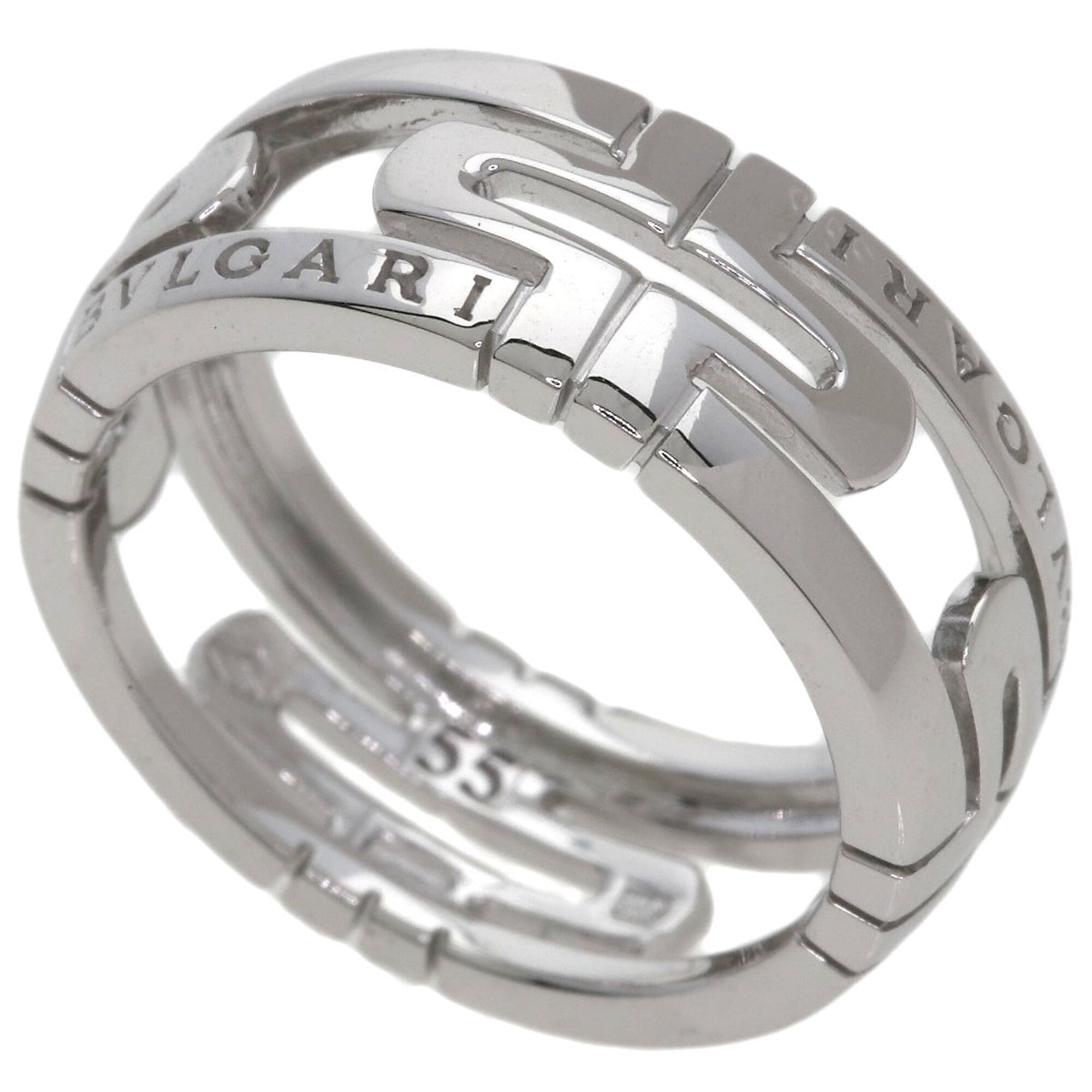 Bvlgari White Gold (18K) Band Ring (Pre-Owned)